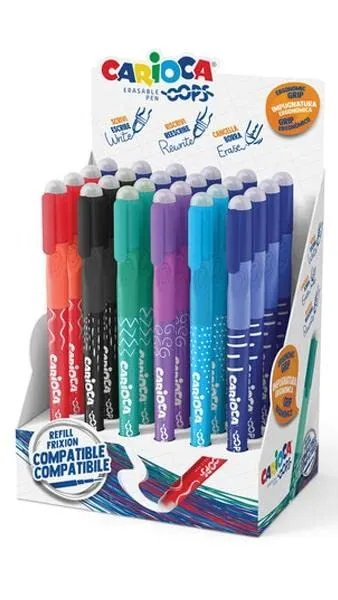 carioca-oops-43040-stylo-effa-able-couleurs-assorties-bo-te-de-24 image 1
