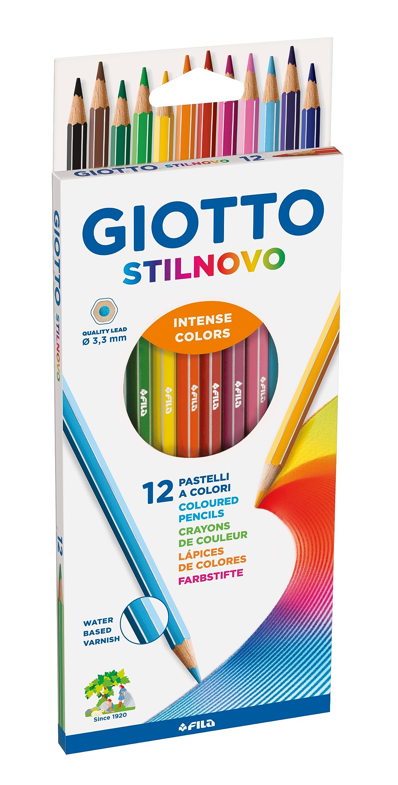 giotto-stilnovo-tui-de-12-crayons-de-couleur-hexagonaux-mine-3-3-mm image 1