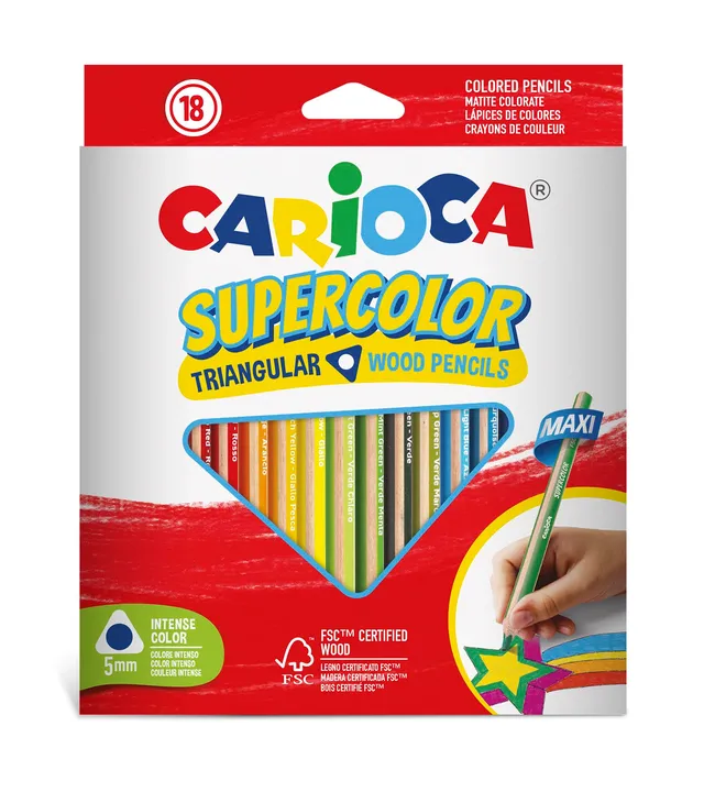 carioca-42802-trousse-3-zips-verte-20-cm-garnie-42-pi-ces image 1
