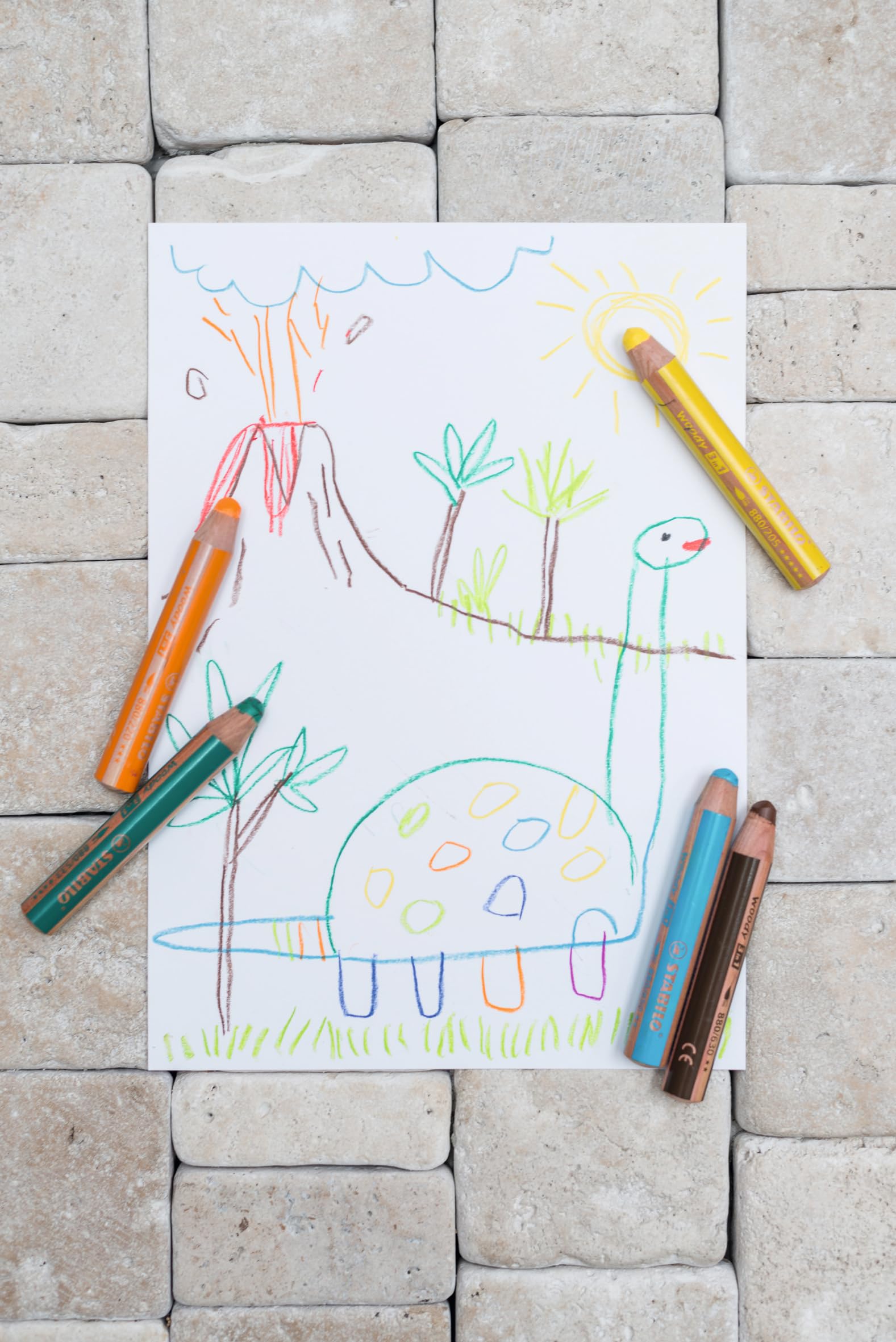 stabilo-woody-3-in-1-arty-crayons-multi-surfaces-tui-carton-de-6-avec-taille-cra image 3