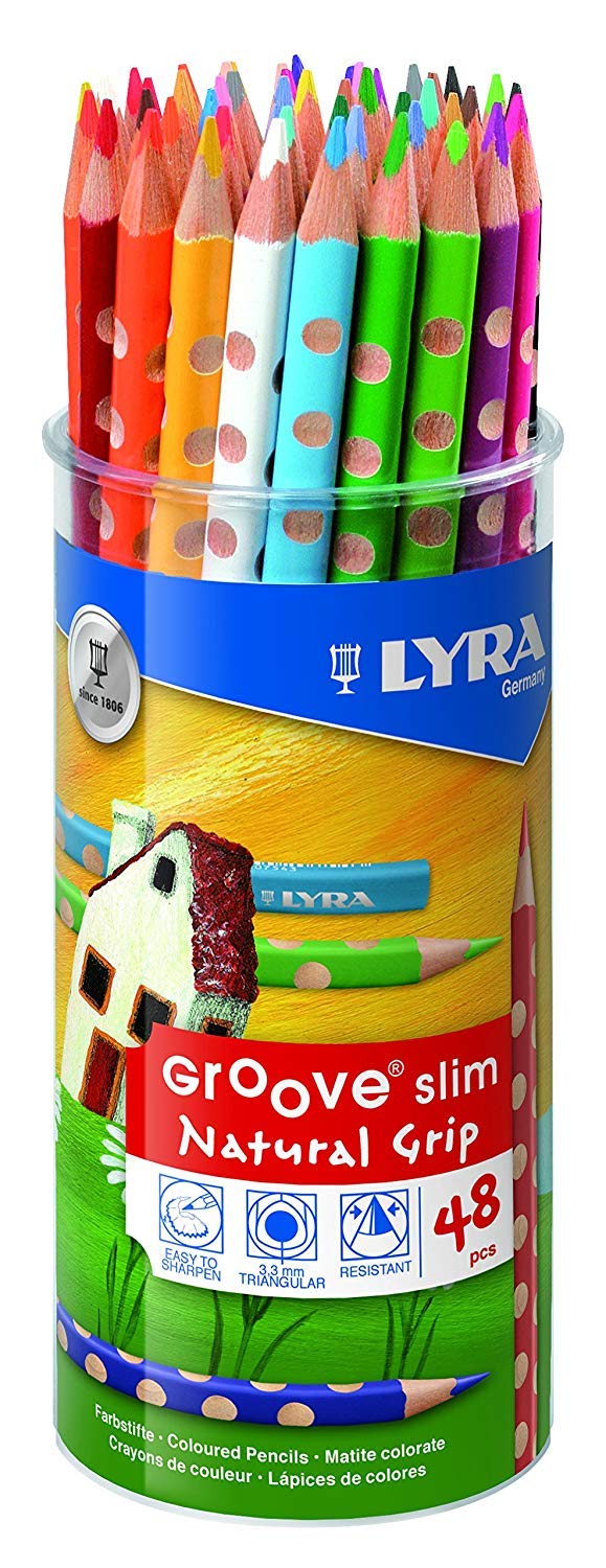 lyra-groove-slim-graphite-hb-pot-de-48-crayons-graphite-triangulaires image 5
