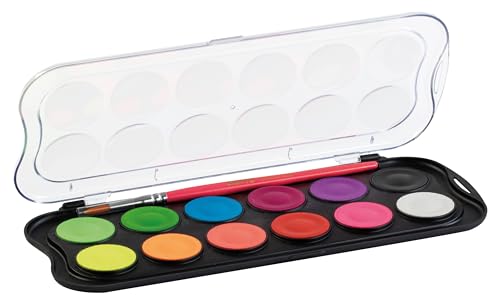 giotto-acquerelli-fluo-bo-te-12-pastilles-de-gouache-fluorescente-30-mm-pinceau image 7