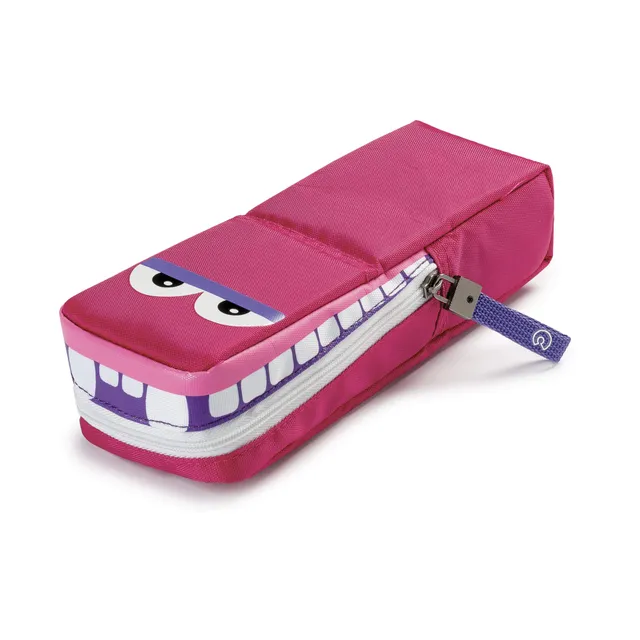 carioca-gnam-pouch-hippopotame-trousse-crayons-multifonction-lavable image 1
