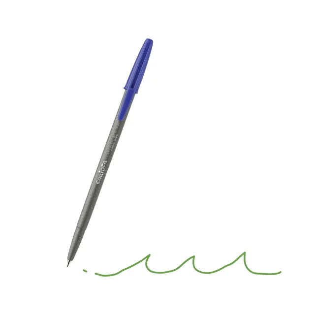carioca-ecofamily-lot-de-50-stylos-bille-vert-pointe-1-mm image 1