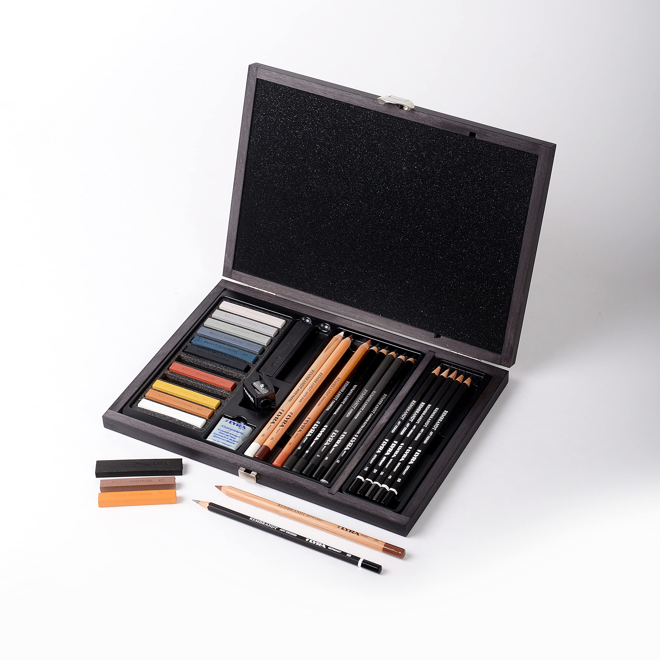 lyra-rembrandt-monochrome-coffret-bois-32-pi-ces-de-dessin image 3