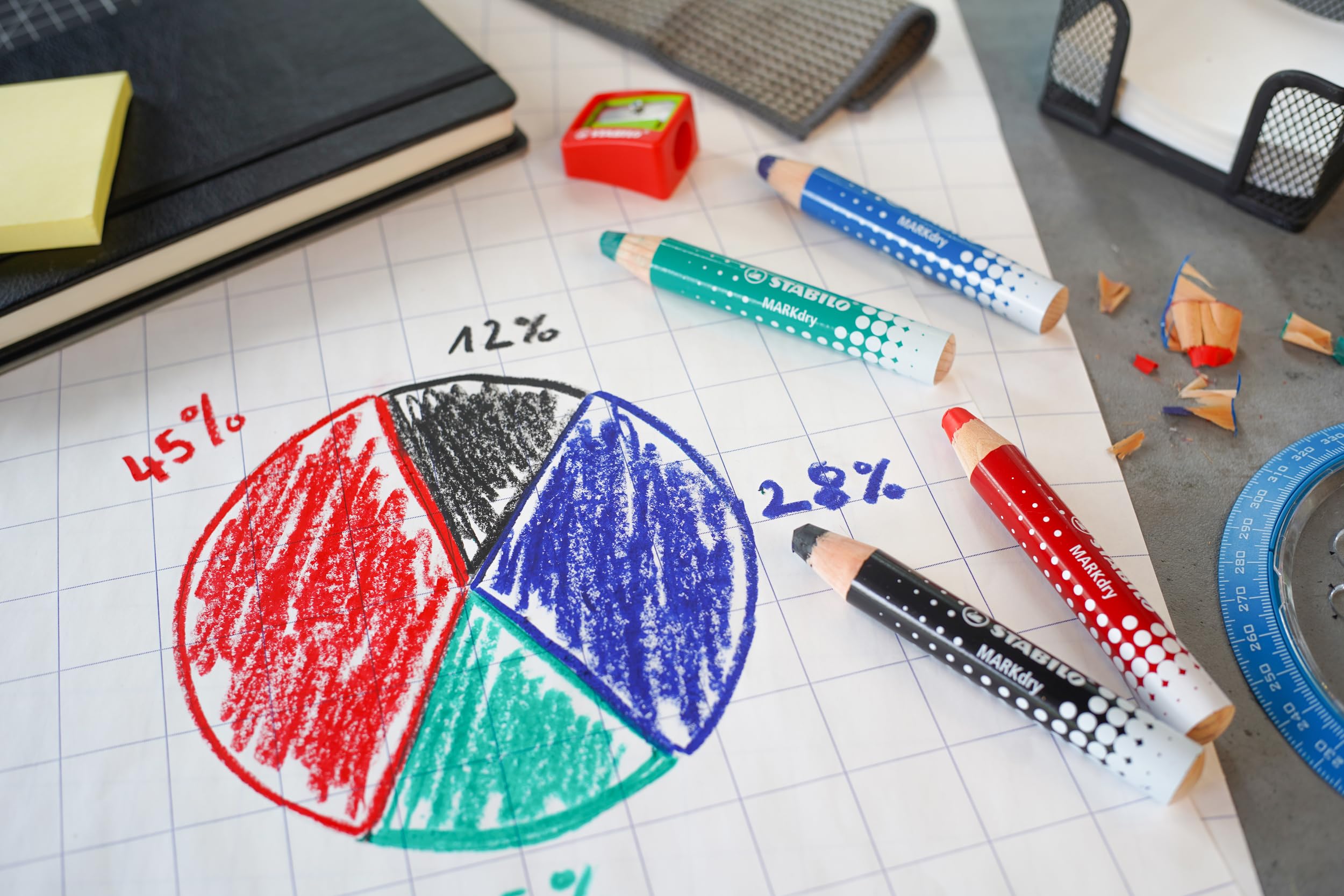 stabilo-markdry-schoolpack-pot-carton-de-30-crayons-marqueurs-effa-ables-ardoise image 8