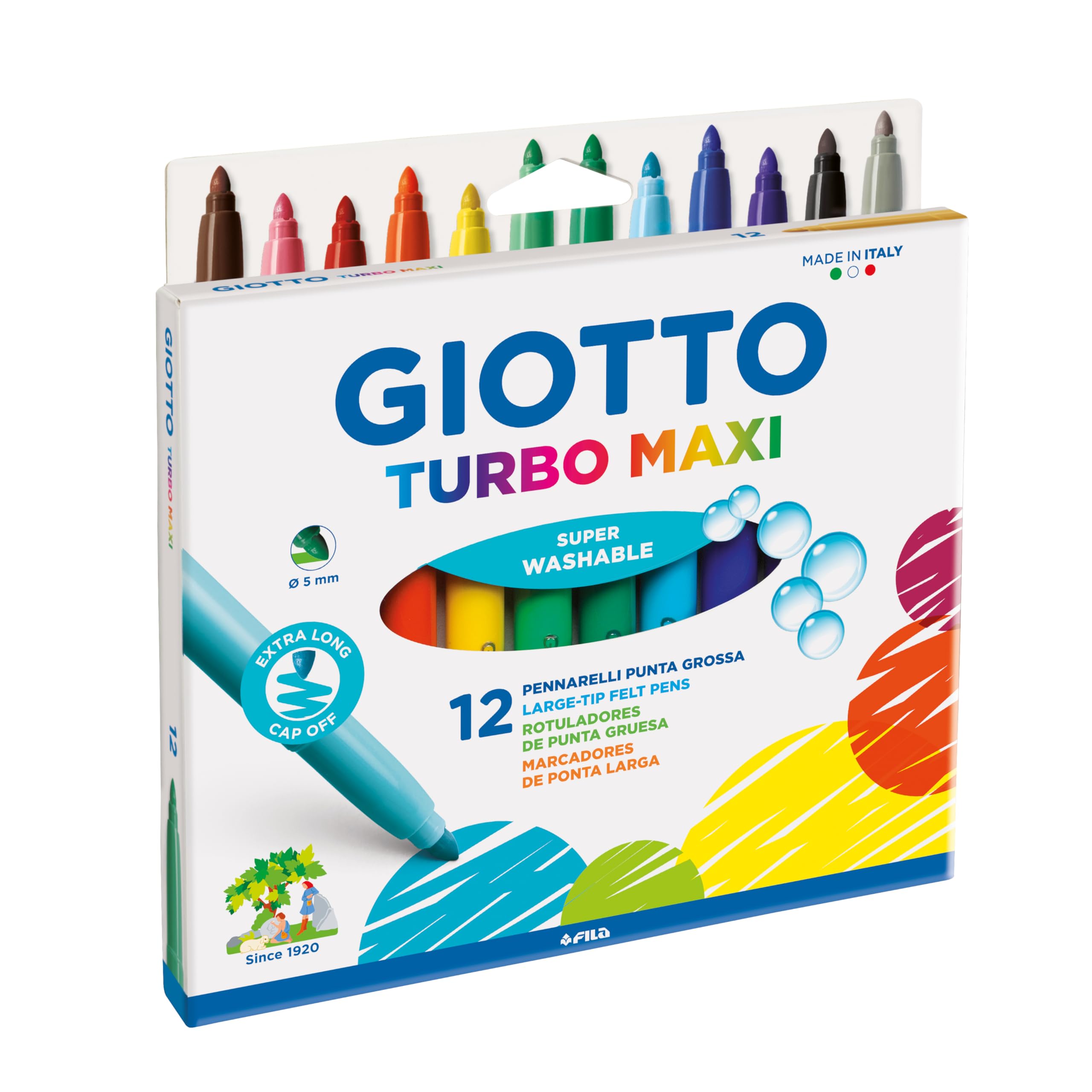 giotto-turbo-maxi-feutre-coloriage-pot-de-48-en-24-couleurs image 5