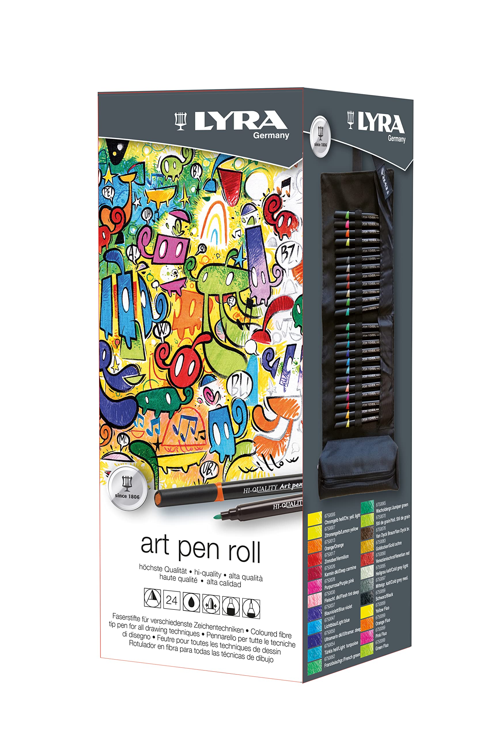 lyra-art-pen-hi-quality-bo-te-m-tal-30-feutres-fins-aquarellables image 5