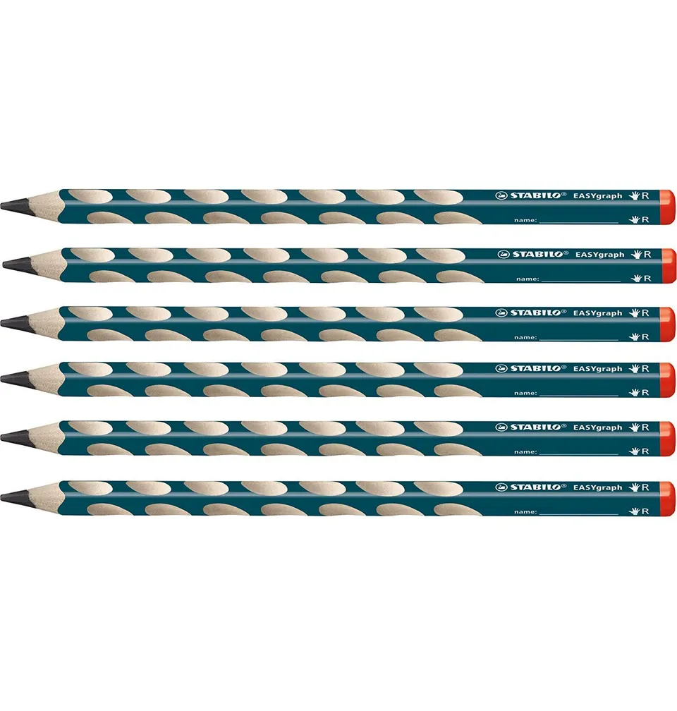 stabilo-easygraph-crayon-papier-ergonomique-lot-de-6-hb image 1