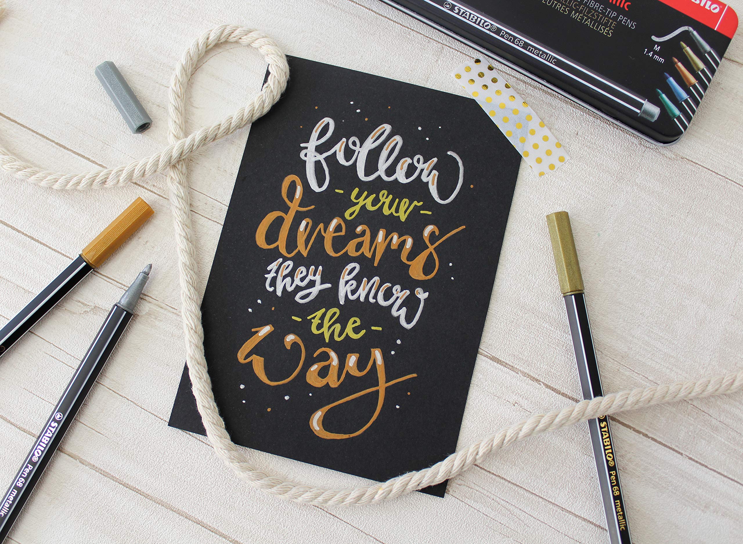 stabilo-pen-68-metallic-feutres-de-coloriage-m-tallis-s-pointe-moyenne-bo-te-m-t image 6