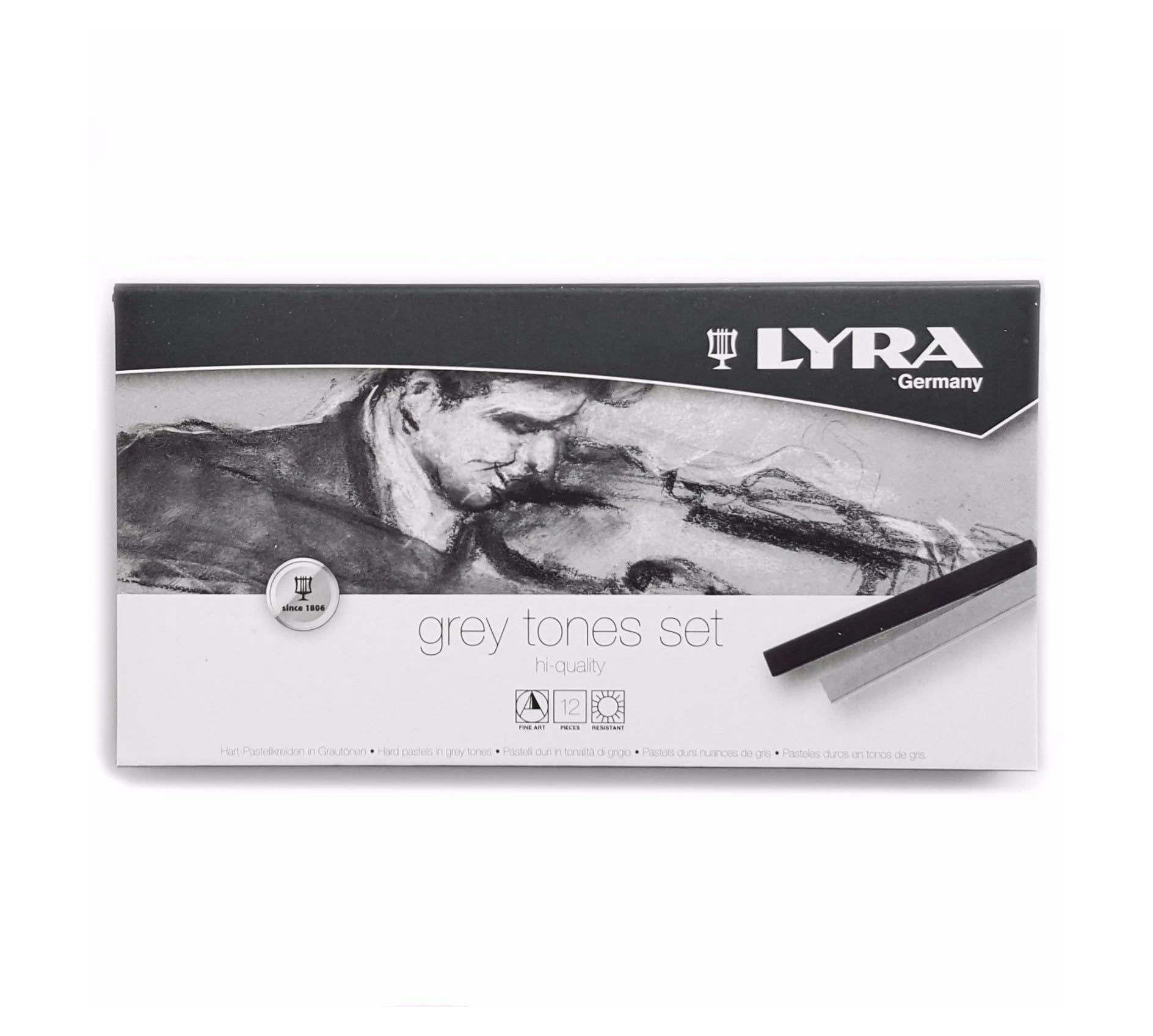 lyra-rembrandt-art-design-bo-te-12-pastels-carr-s-polycrayons-soft-tons-bruns image 5