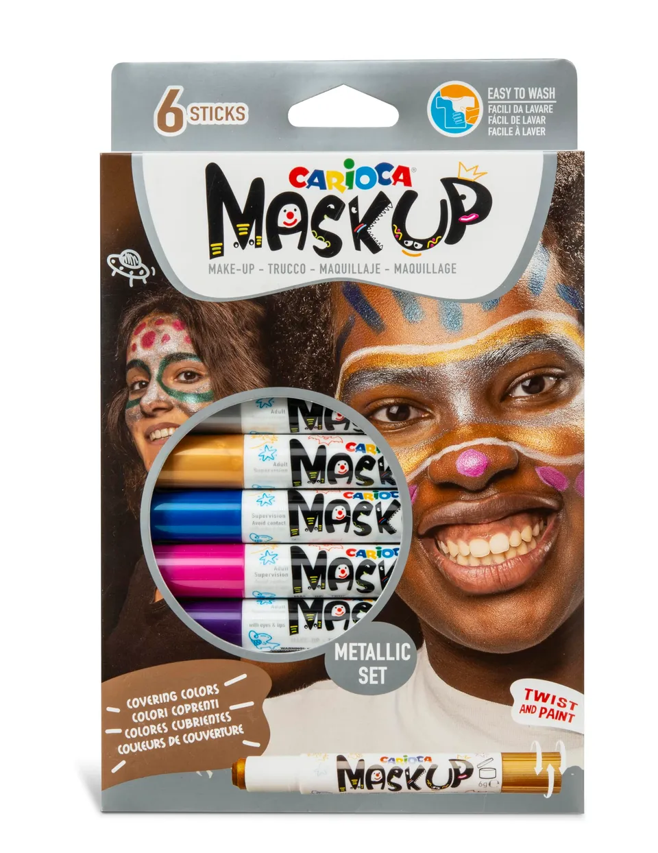 carioca-mask-up-peinture-visage-sticks-m-talliques-x6 image 1