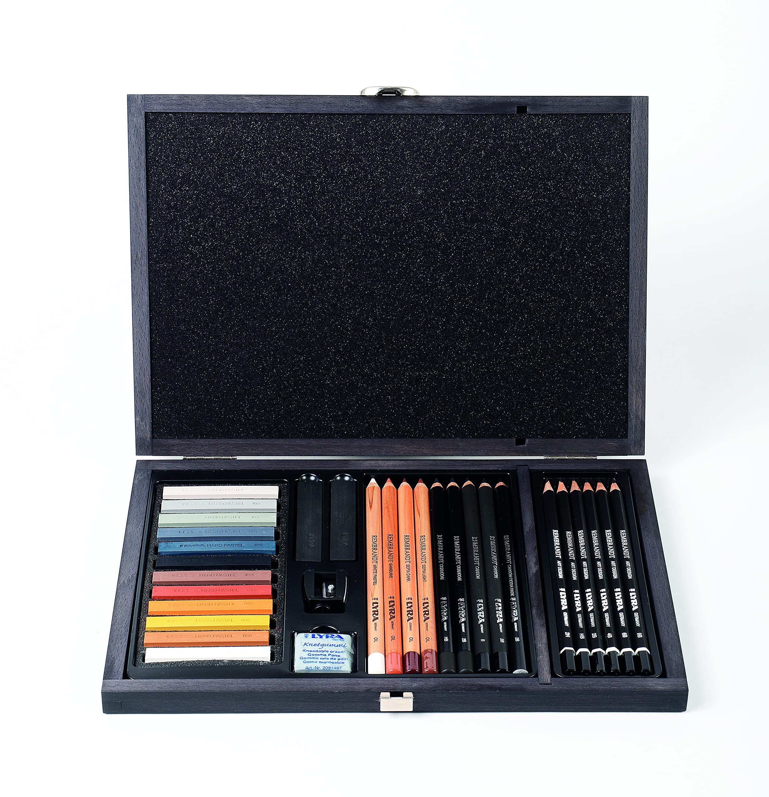 lyra-rembrandt-monochrome-coffret-bois-32-pi-ces-de-dessin image 1