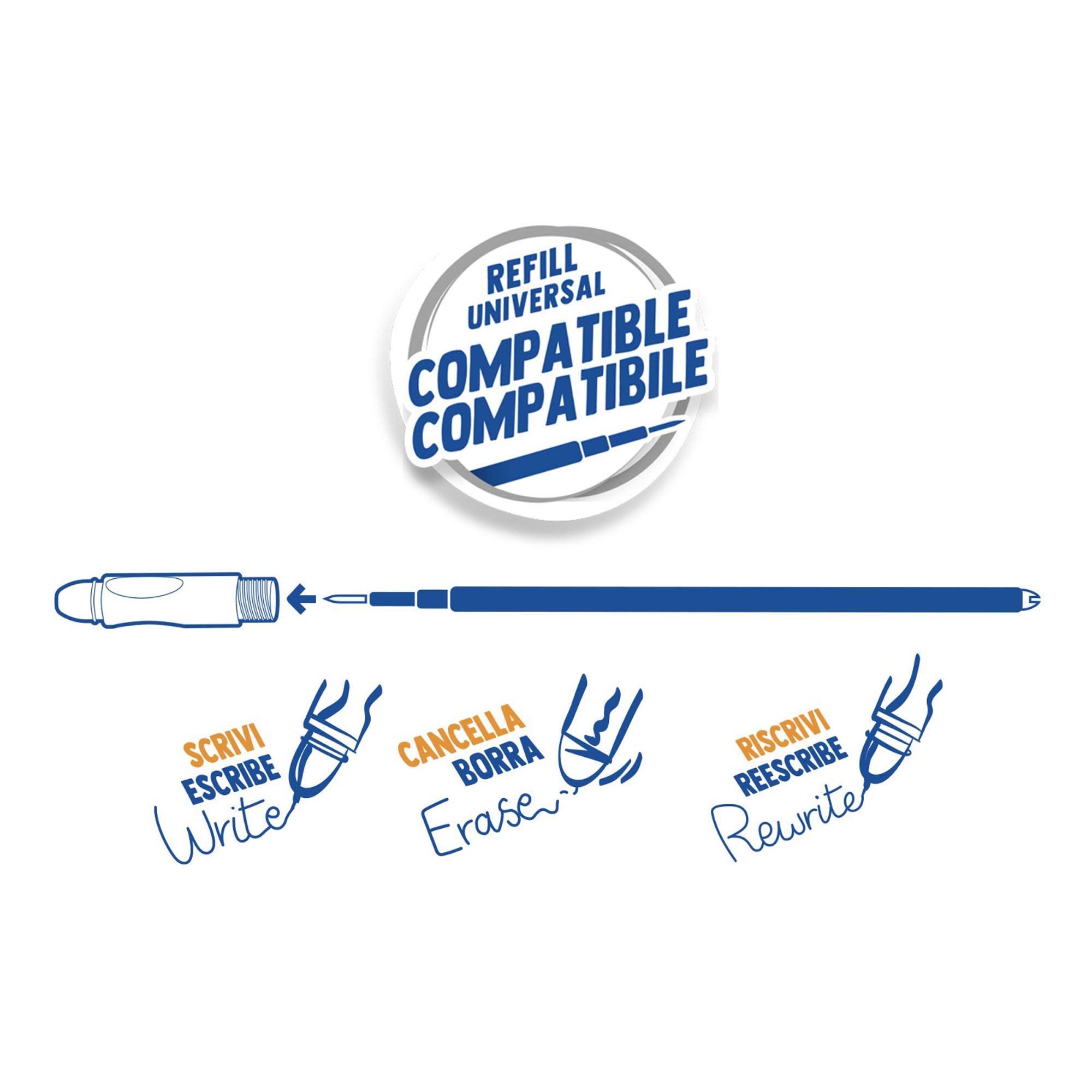 carioca-oops-12-recharges-stylo-effa-able-bleu-0-7-mm image 2