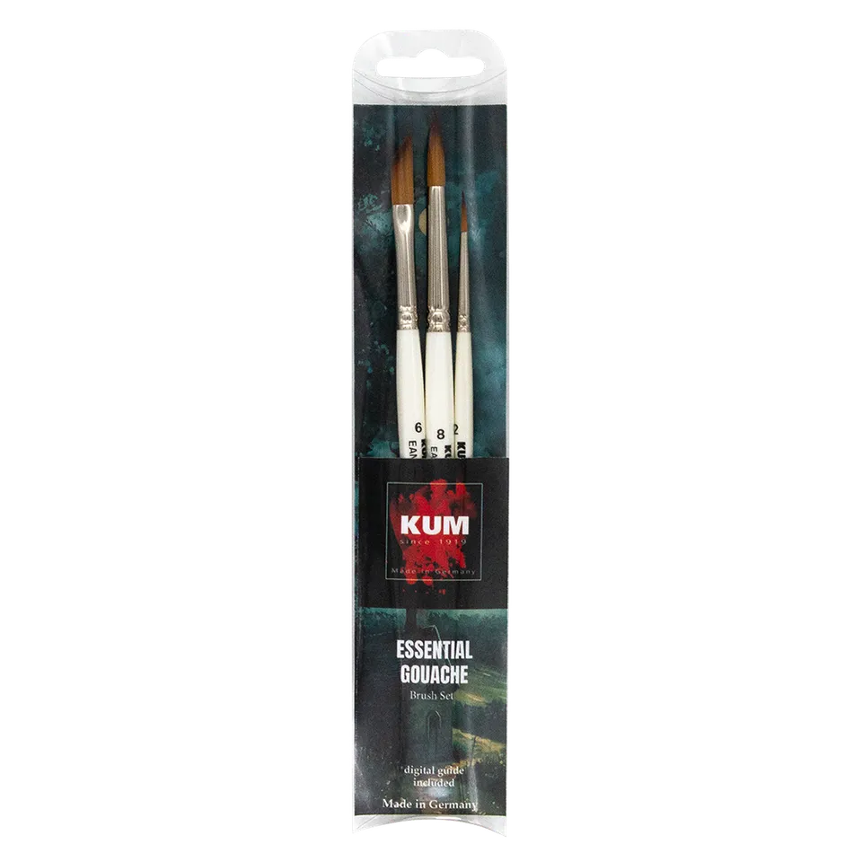 kum-essential-gouache-pinselset-set-de-pinceaux-pour-gouache image 1