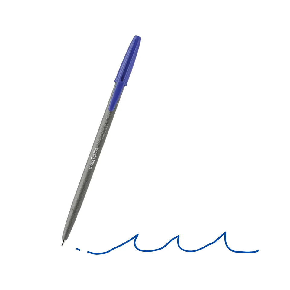 carioca-ecofamily-lot-de-50-stylos-bille-bleu-pointe-1-mm image 1