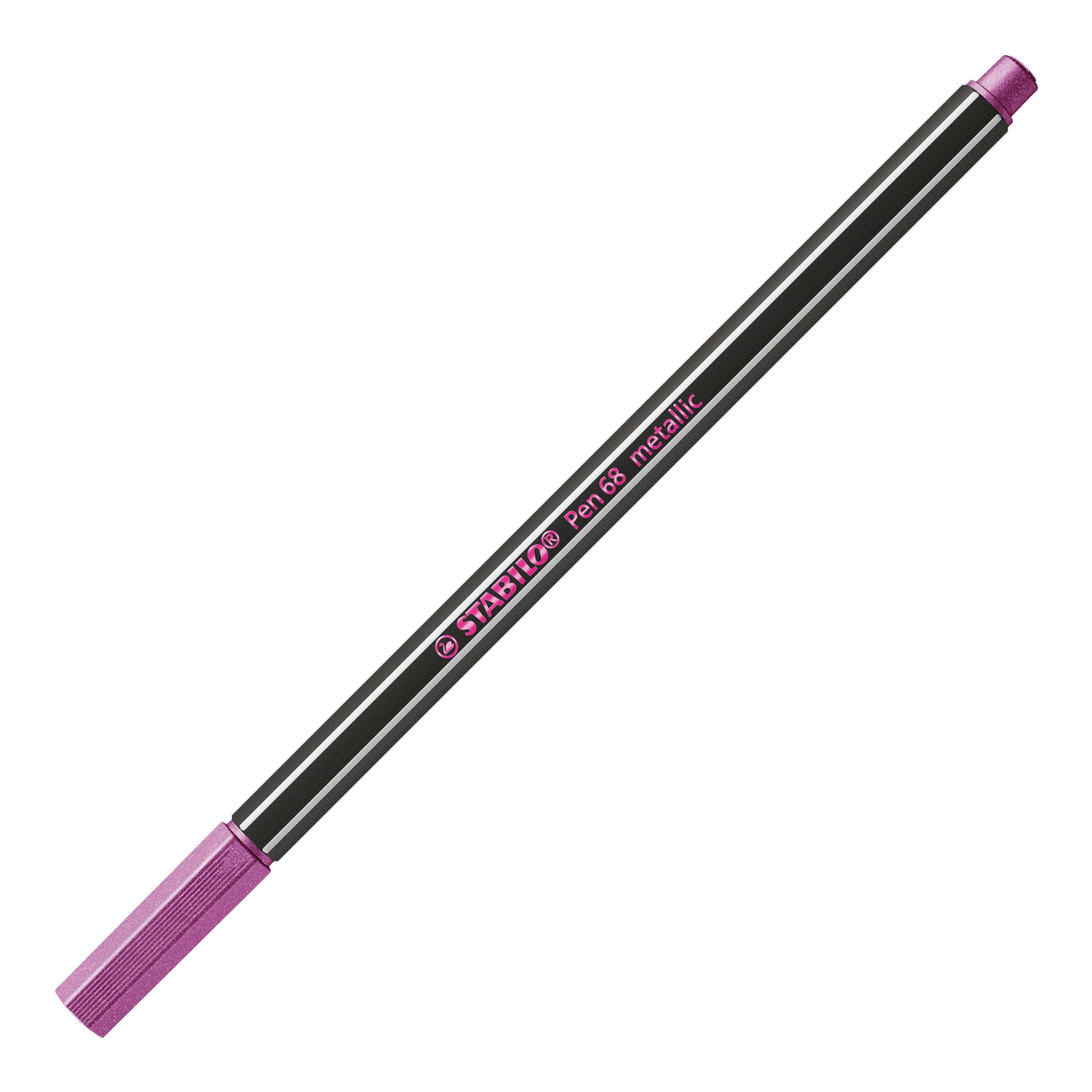 stabilo-pen-68-metallic-feutres-de-coloriage-m-tallis-s-pointe-moyenne-bo-te-m-t image 4
