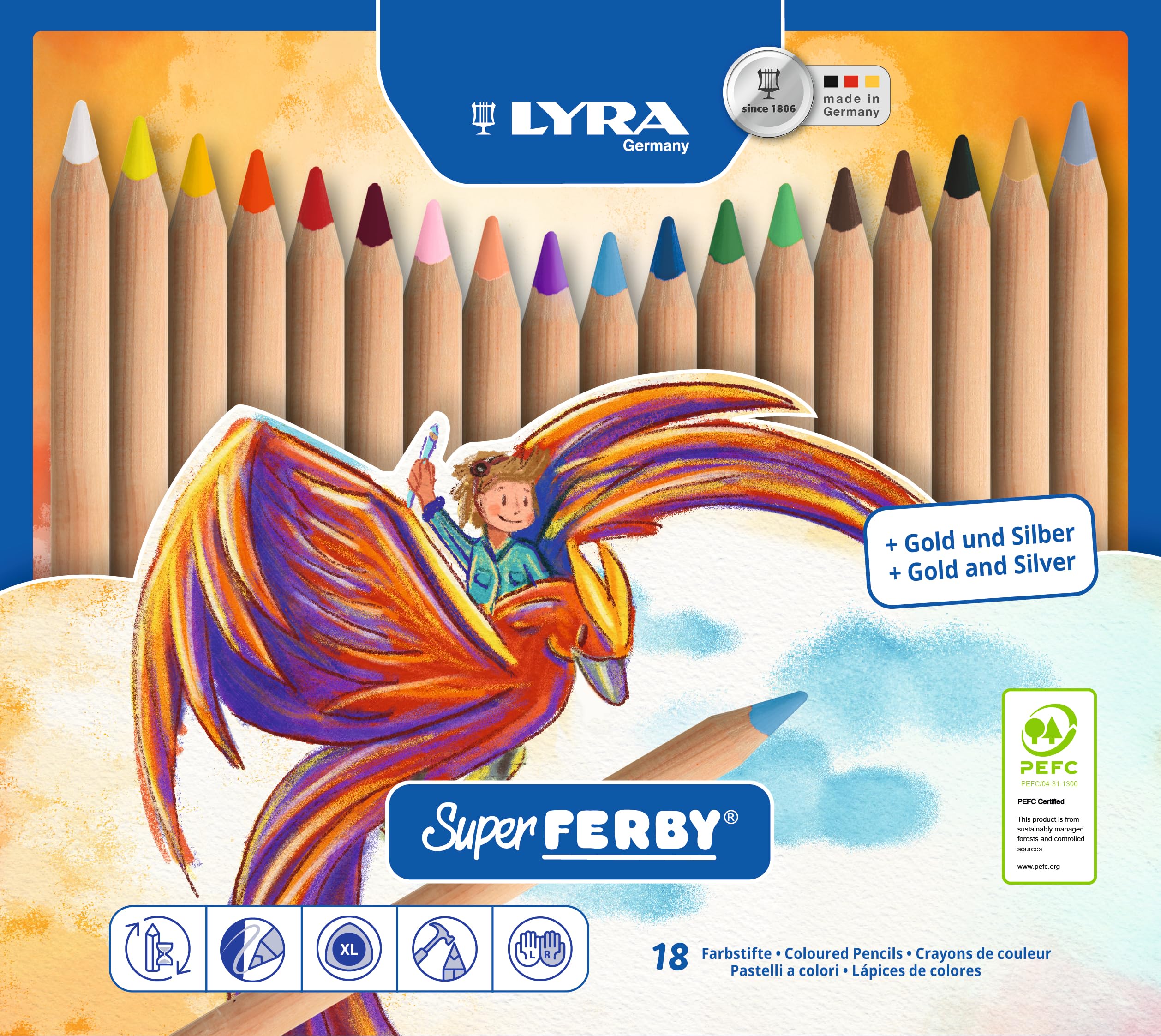 lyra-super-ferby-metallic-tui-10-crayons-de-couleur-m-tallis-s image 6