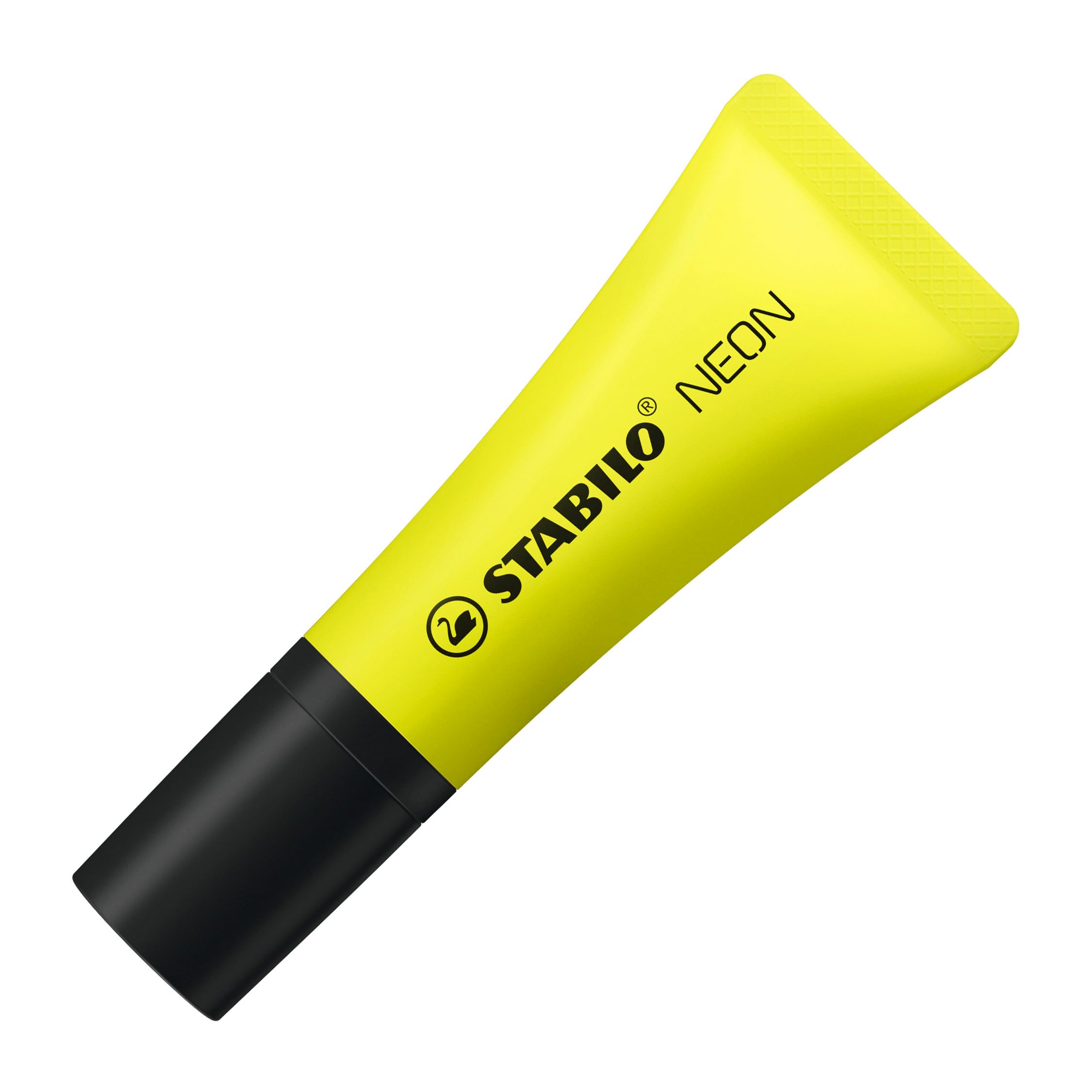stabilo-neon-surligneur-lot-de-3-jaune-fluo image 2