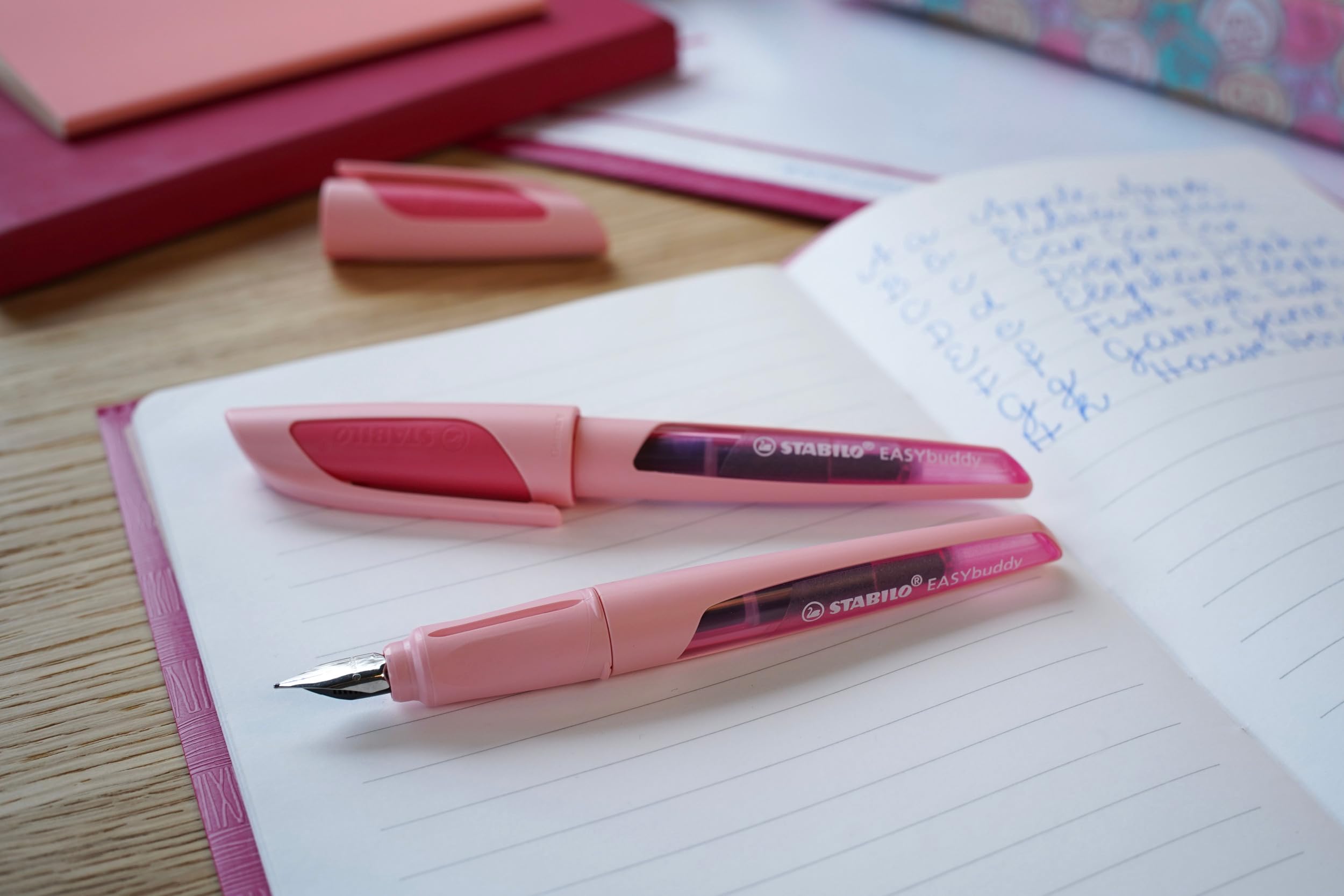 stabilo-easybuddy-stylo-plume-ergonomique-rechargeable-plume-m-nuage-de-bleu image 5