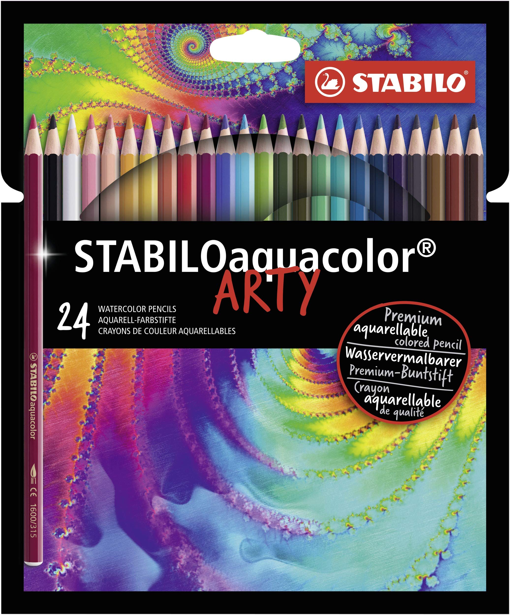 stabilo-aquacolor-arty-crayons-de-couleur-aquarellables-tui-carton-de-24 image 1