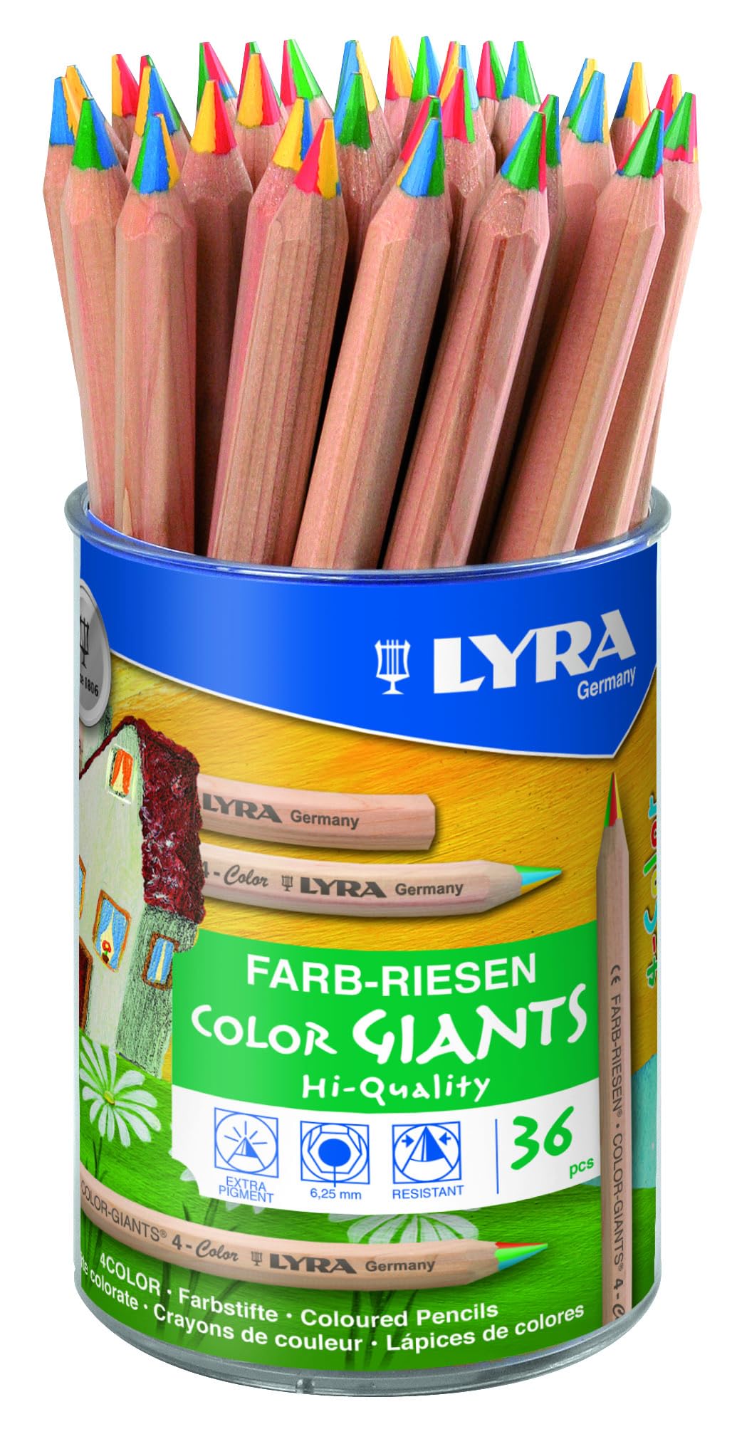 lyra-color-giants-nature-tui-12-crayons-de-couleur-gros-module image 2
