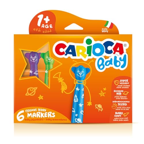 carioca-teddy-baby-1-feutres-b-b-ergonomiques-pointe-ronde-boite-de-6 image 4