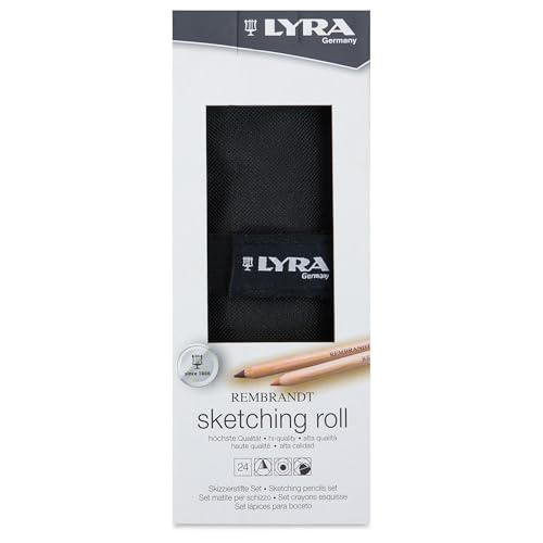 lyra-rembrandt-crayons-techniques-pour-dessin-trousse-rouler-tissu-x-24 image 8