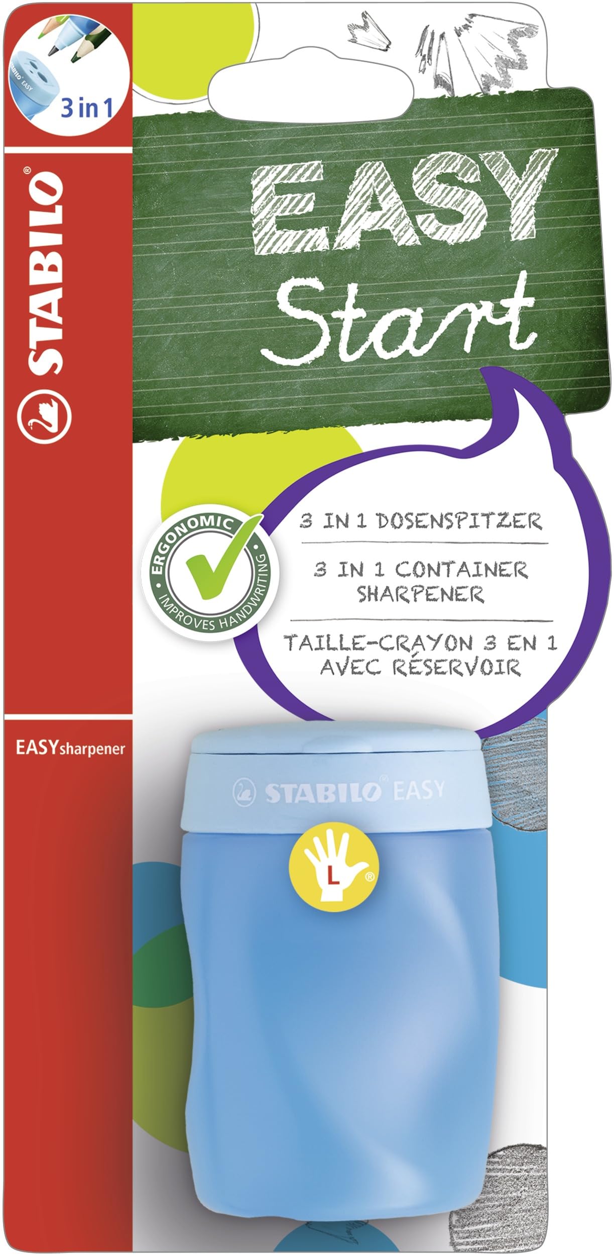 stabilo-easysharpener-taille-crayon-ergonomique-avec-r-servoir-gaucher-bleu image 1