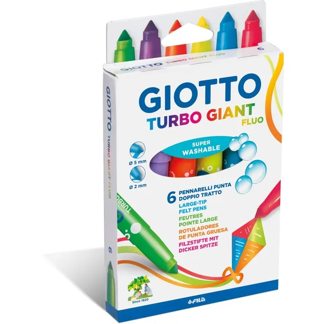 giotto-turbo-giant-fluo-feutre-extra-large-pointe-7-5-mm-tui-6 image 1