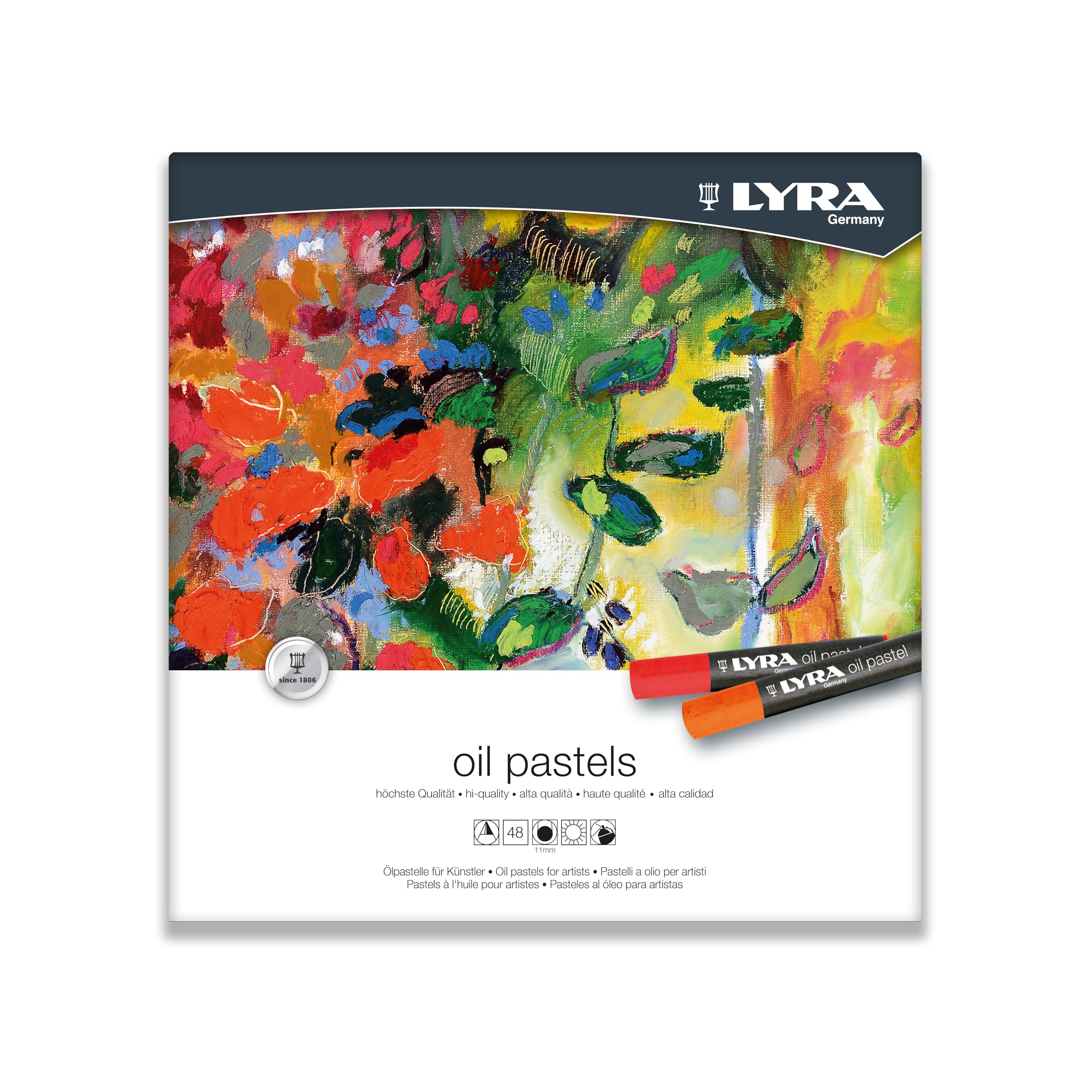 lyra-oil-pastels-tui-de-24-pastels-l-huile-assortis-diam-tre-11-mm image 7