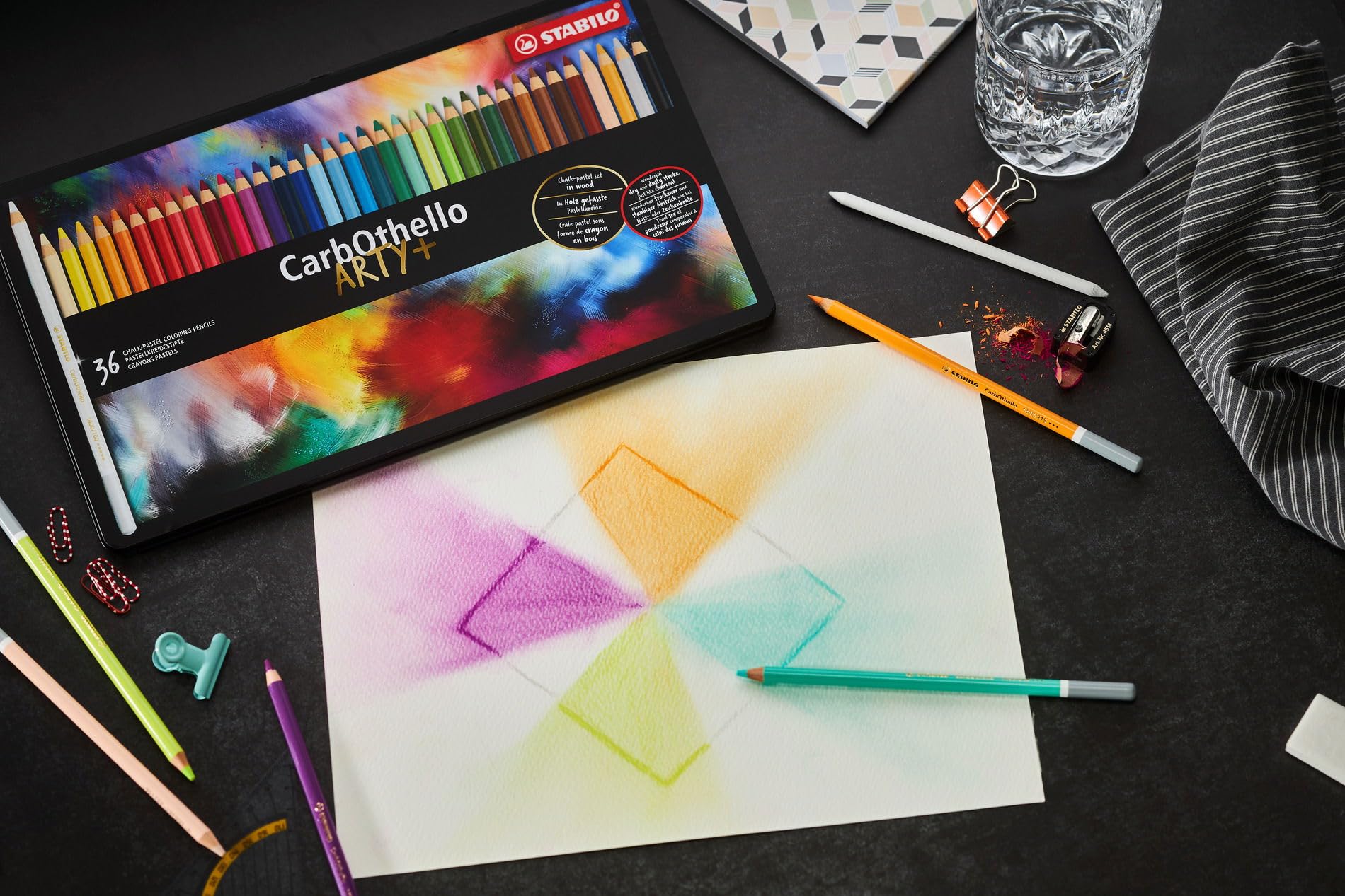 stabilo-carbothello-crayon-pastel-sec-bo-te-m-tal-x-60-couleurs image 4
