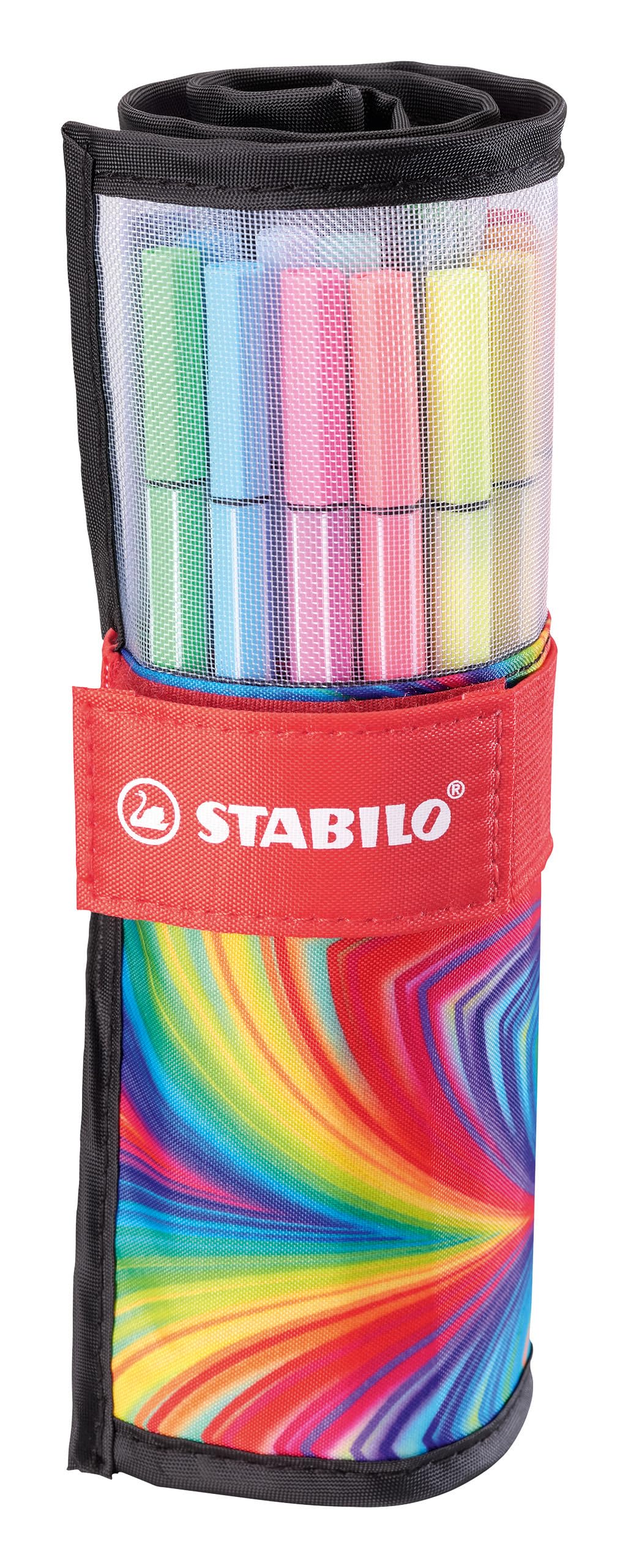 stabilo-pen-68-arty-feutres-de-coloriage-pointe-moyenne-trousse-rollerset-de-25- image 2
