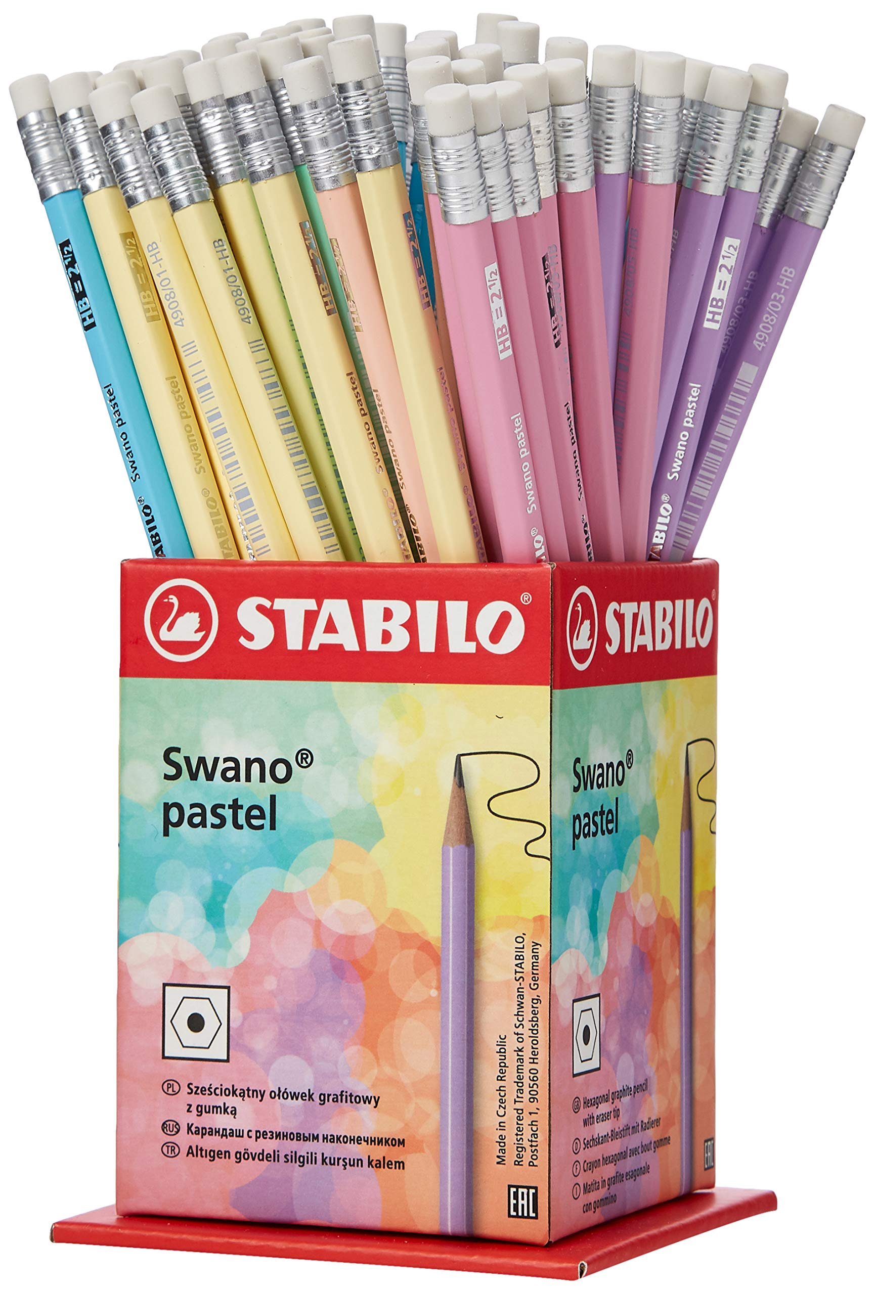stabilo-swano-pastel-crayon-papier-graphite-hb-pot-x-72 image 1