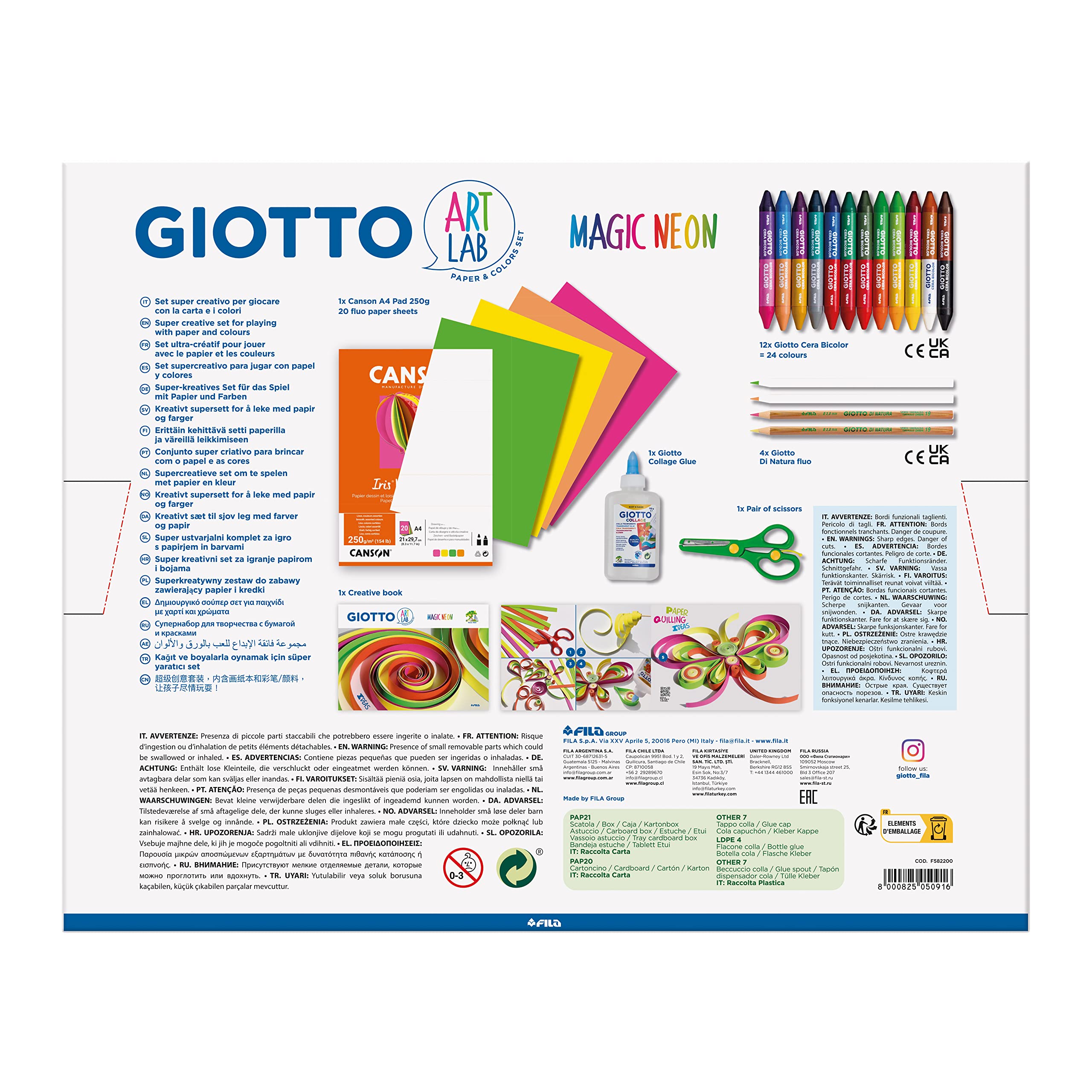 giotto-art-lab-magic-neon-kit-cr-atif-quilling-et-cartes-3d-fluo image 4