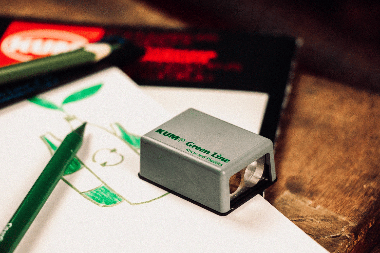 kum-pcr-taille-crayon-green-line image 2
