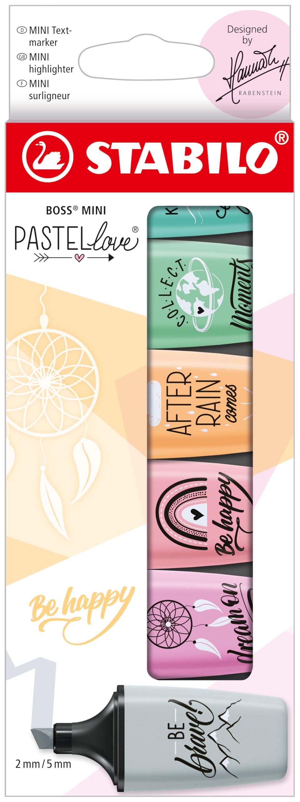 stabilo-boss-mini-pastellove-2-0-surligneur-pastel-tui-carton-x-6 image 1
