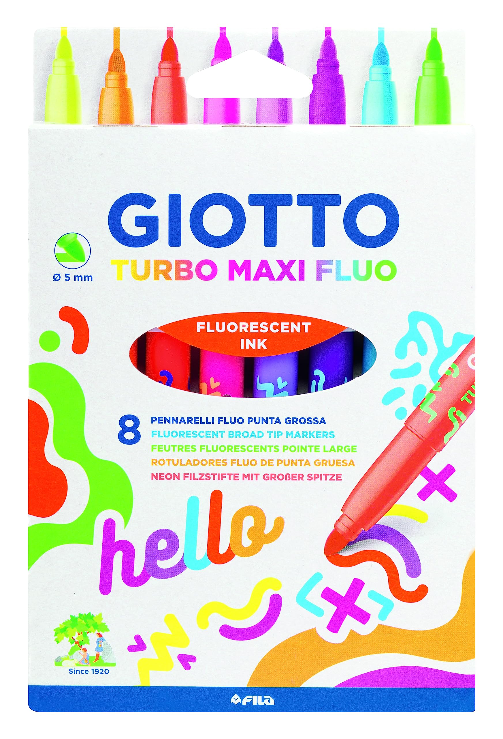 giotto-turbo-maxi-schoolpack-108-feutres-pointe-5-mm image 5