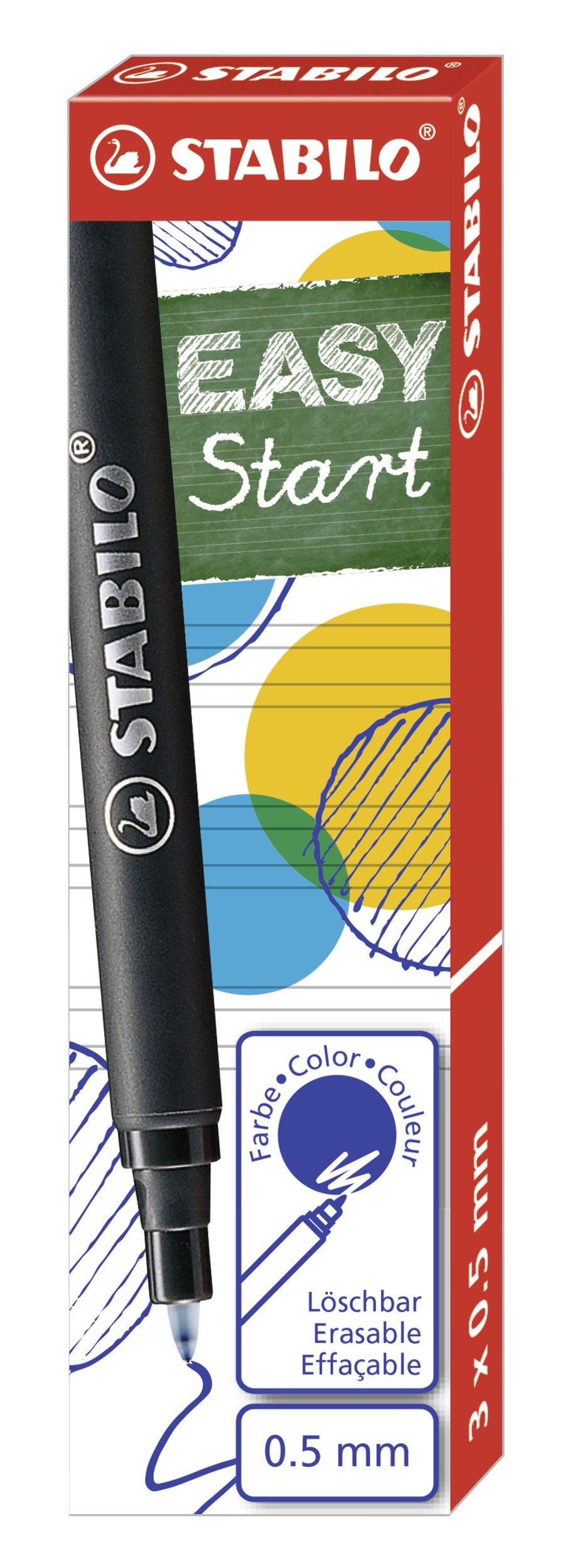 stabilo-easyoriginal-lot-20-recharges-roller-bleu-effa-able-0-5-mm image 6