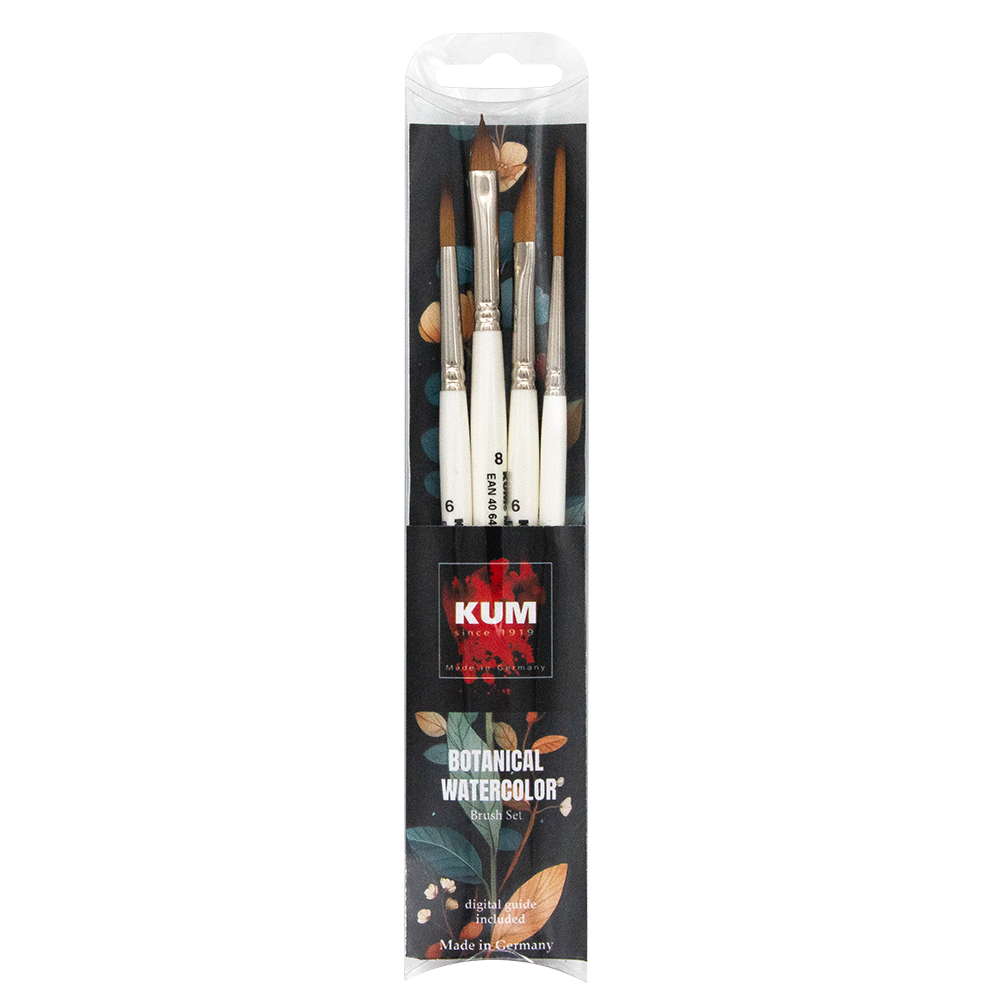 kum-x-juro-botanical-watercolor-set-de-pinceaux-aquarelle image 1