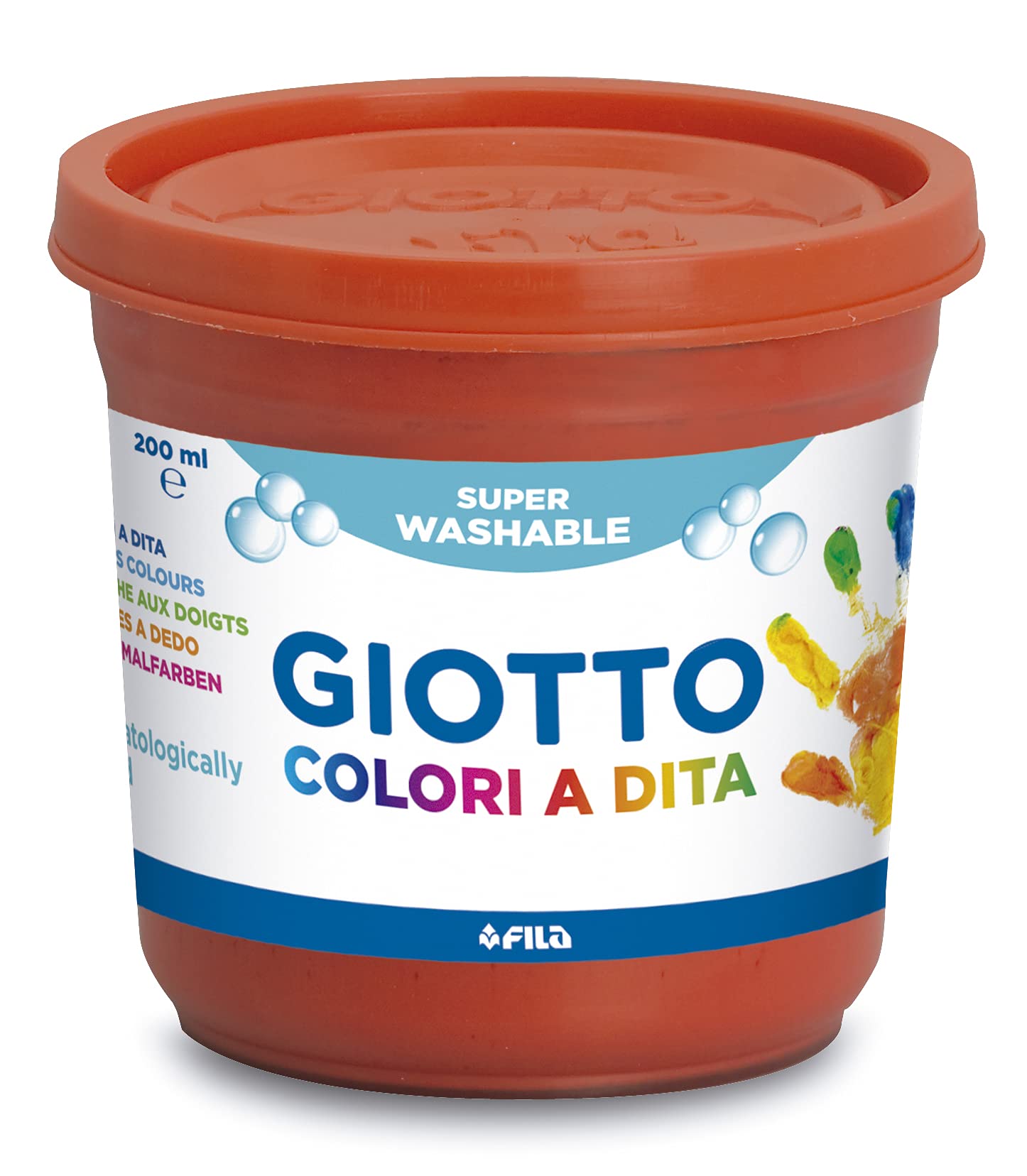 giotto-gouache-aux-doigts-barquette-6-pots-200-ml-couleurs-assorties image 3