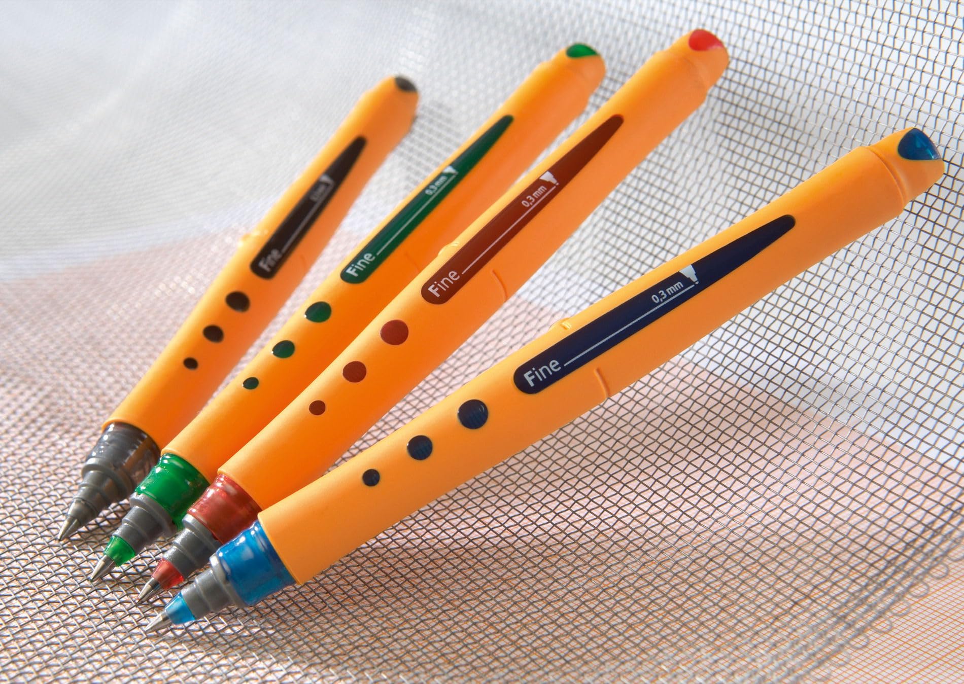 stabilo-worker-pochette-de-4-stylos-roller-pointe-fine-0-3-mm-noir-bleu-rouge-ve image 5