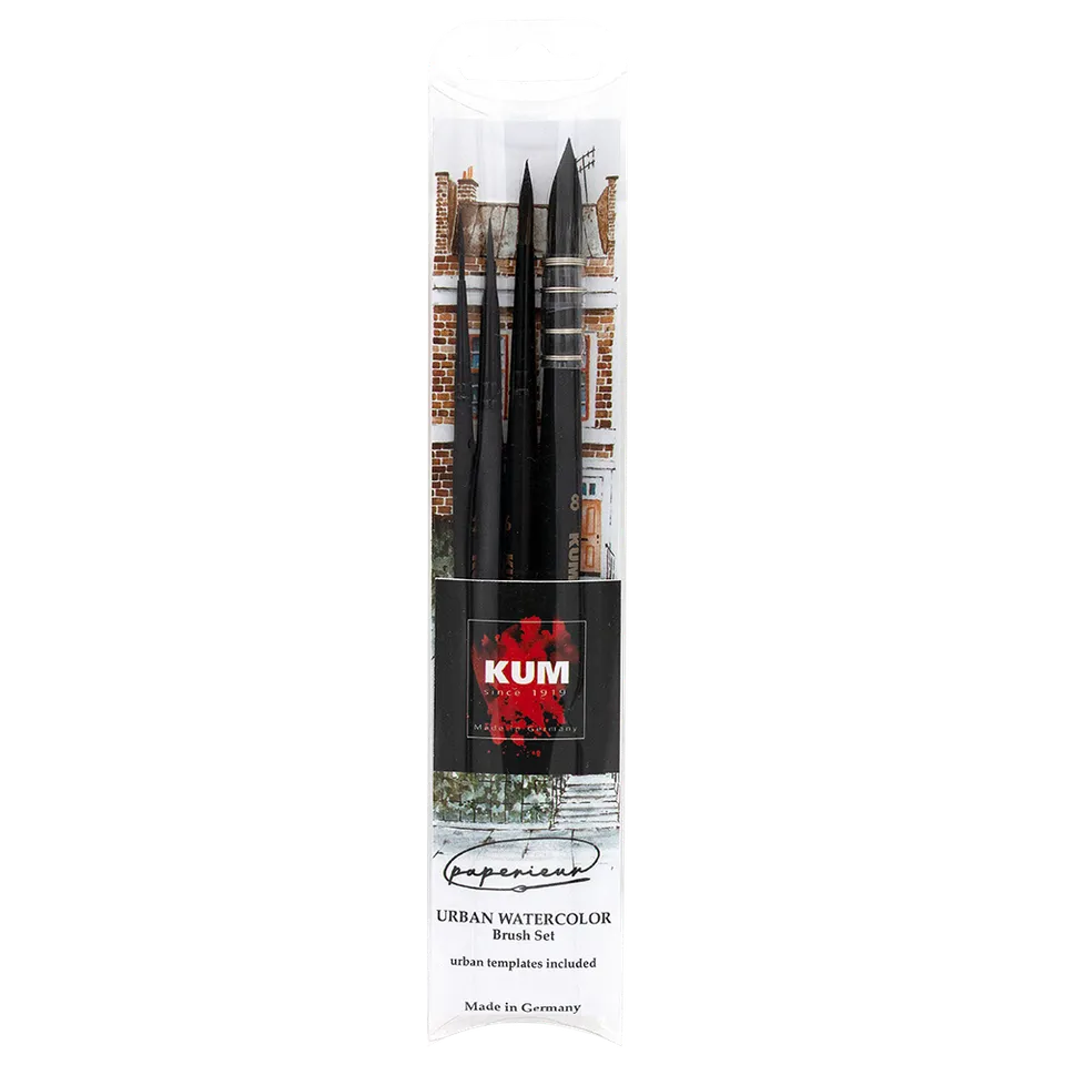 kum-x-paperieur-urban-watercolor-set-de-pinceaux-aquarelle image 1
