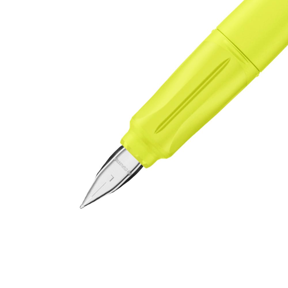 stabilo-easybuddy-neon-stylo-plume-ergonomique-plume-l-gaucher-jaune-fluo image 2