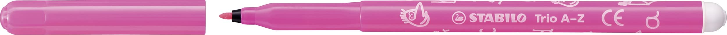 stabilo-trio-a-z-feutres-de-coloriage-tui-carton-x-30-pointe-moyenne-dont-5-fluo image 3