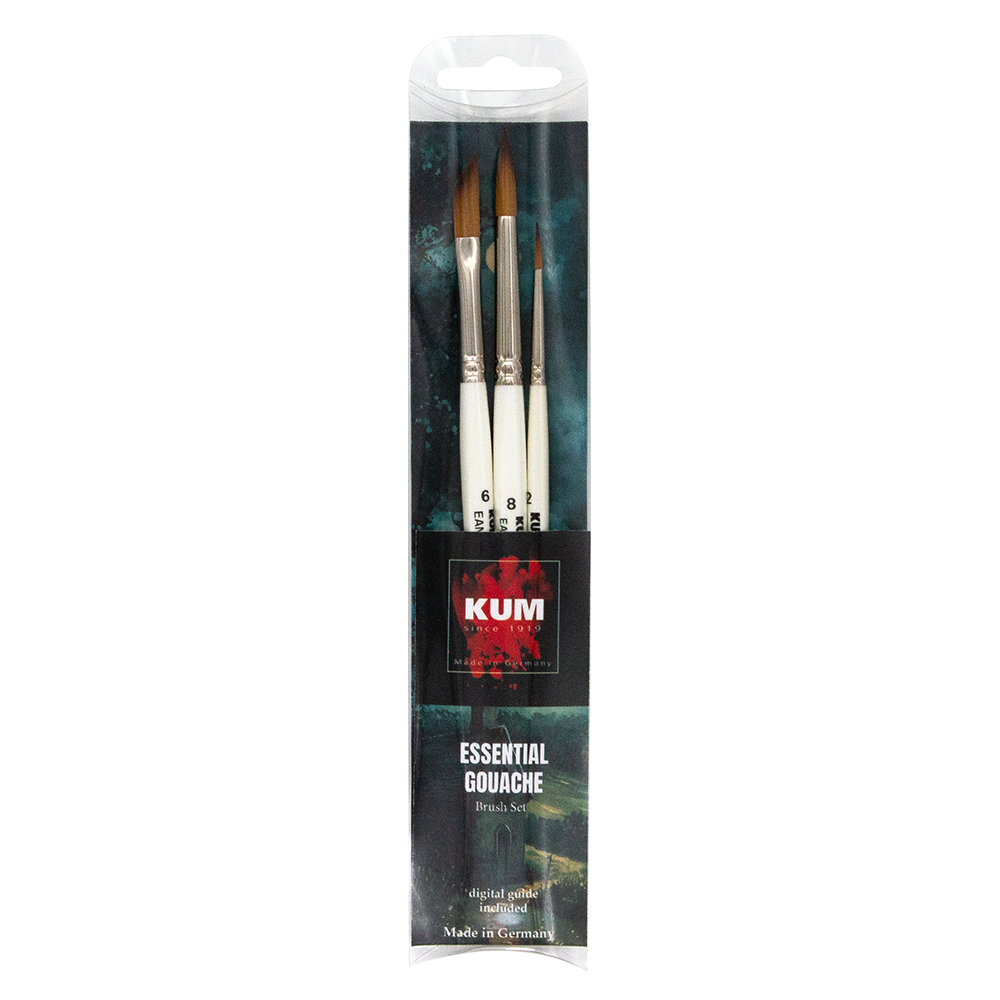 kum-essential-gouache-pinselset-set-de-pinceaux-pour-gouache image 1
