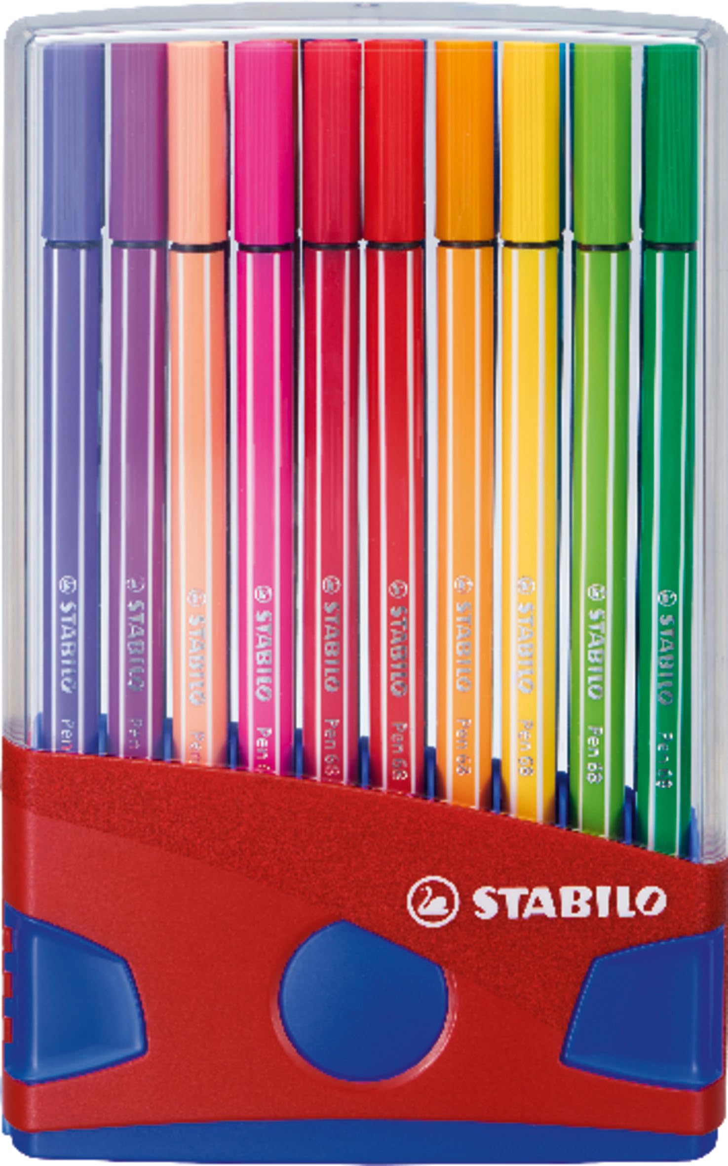 stabilo-pen-68-feutres-de-coloriage-colorparade-tui-rouge-x-20-couleurs-pointe-o image 2