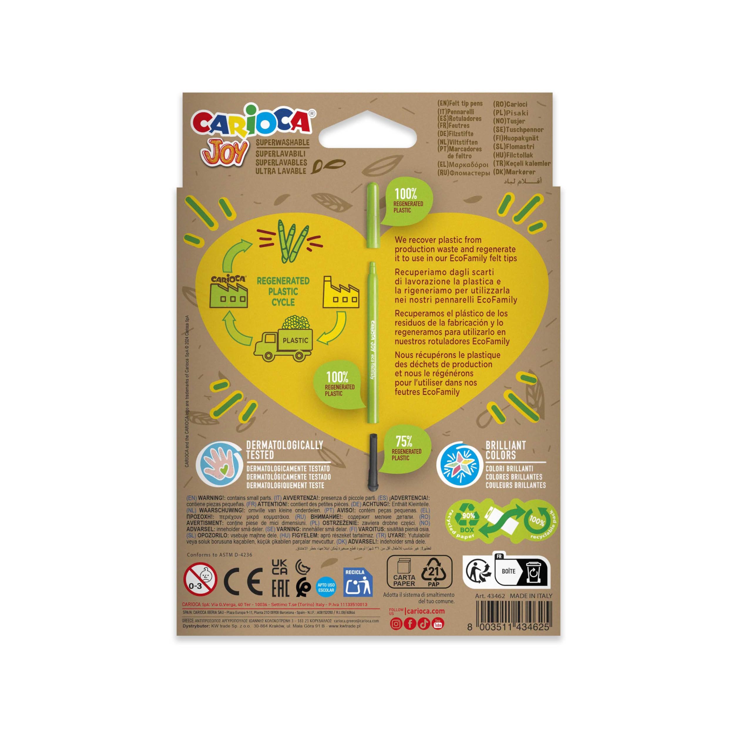carioca-joy-eco-family-bo-te-12-feutres-super-lavables-2-8-mm image 2