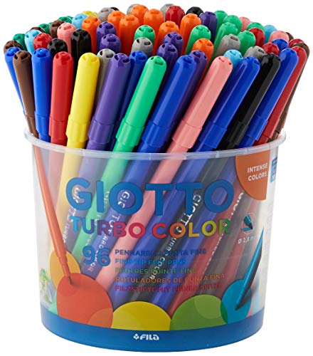 giotto-turbo-color-25926-pot-de-96-feutres-pointe-polyester-2-8-mm-encre-non-tox image 7