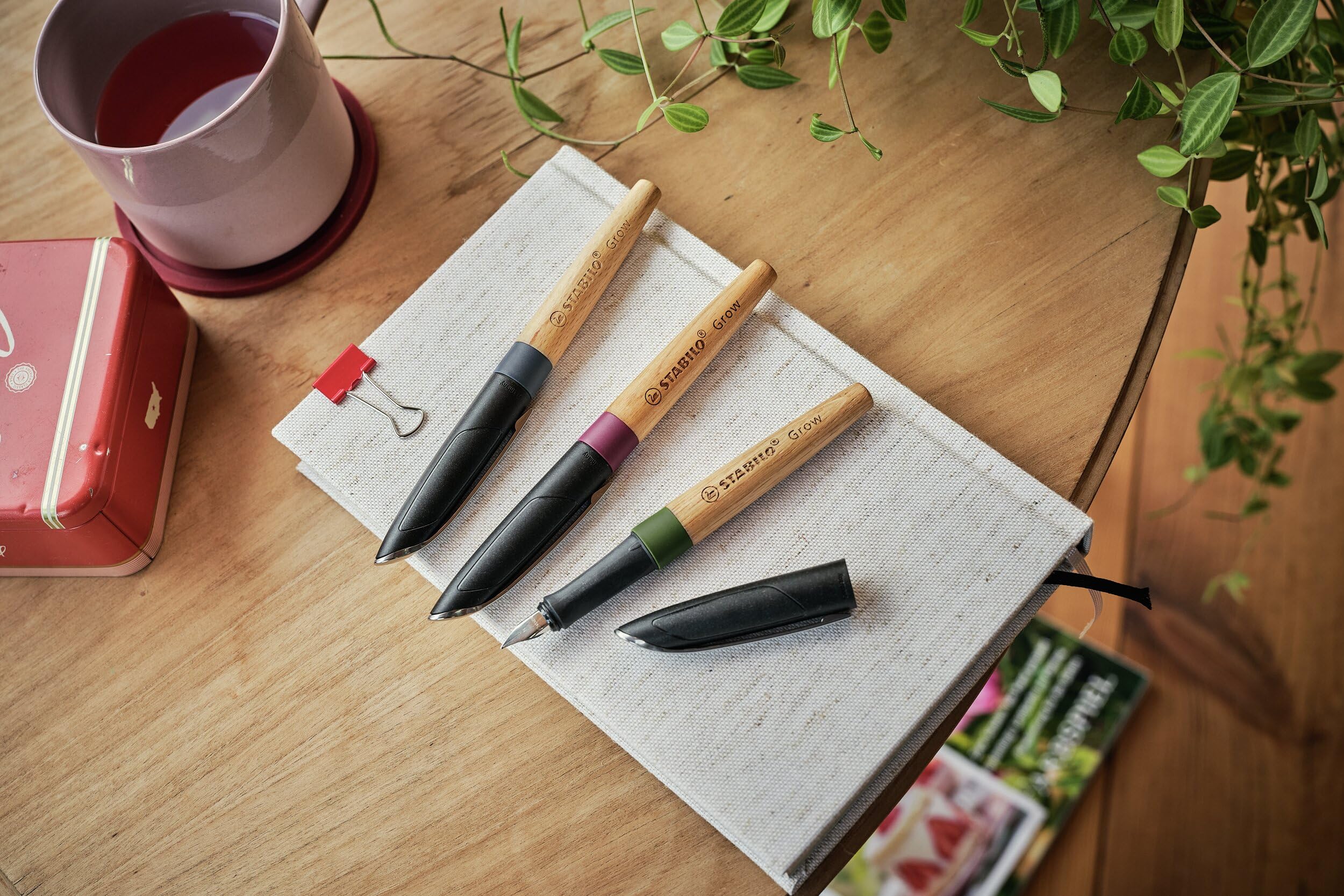 stabilo-grow-stylo-plume-rechargeable-bleu-myrtille-bois-de-h-tre image 4